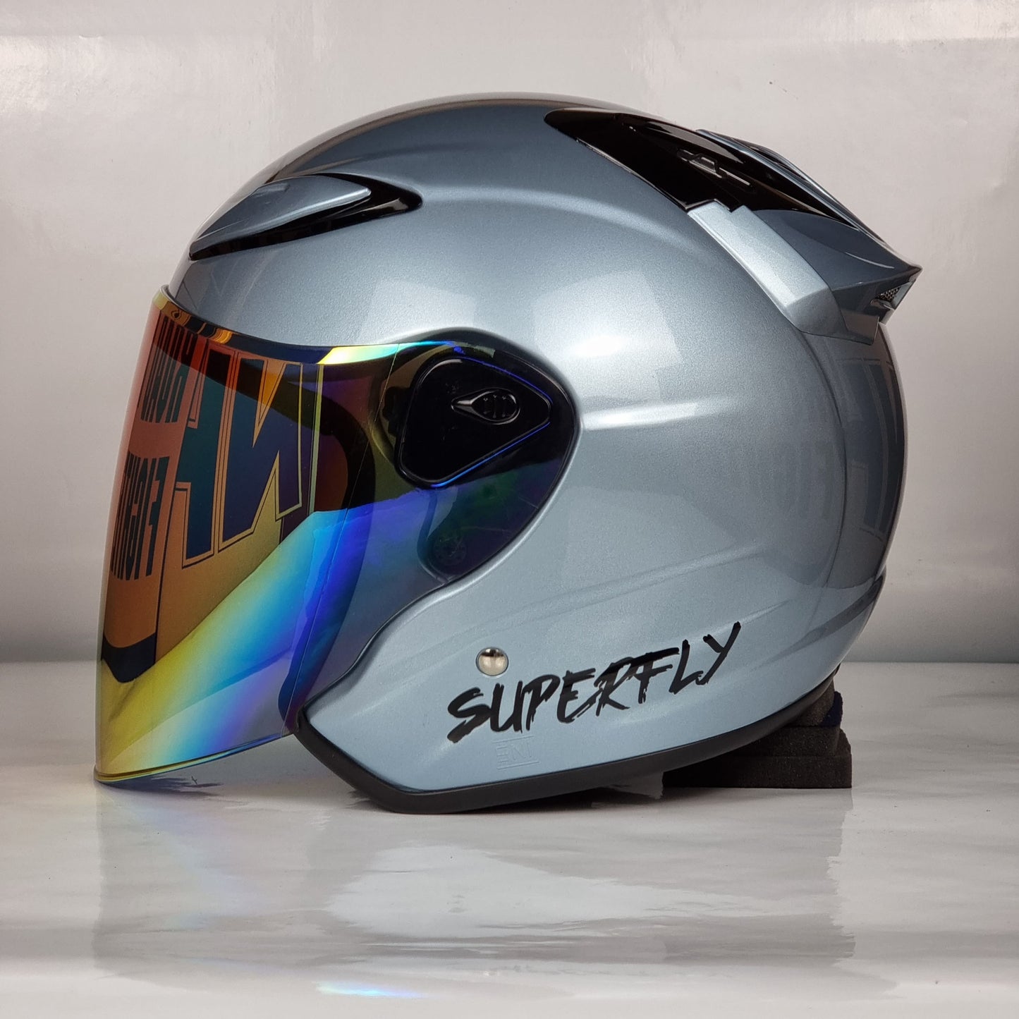 NHK Helmet X SUPERFLY R6 v2 Solid (Zephyr White Glossy)