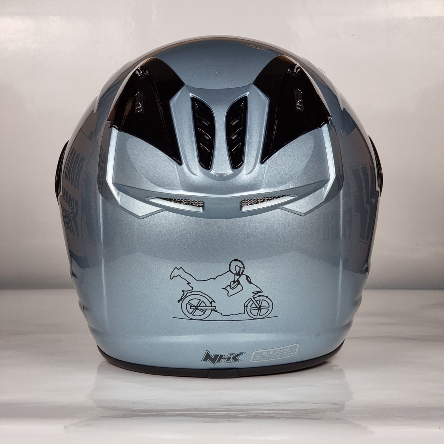 NHK Helmet X SUPERFLY R6 v2 Solid (Zephyr White Glossy)