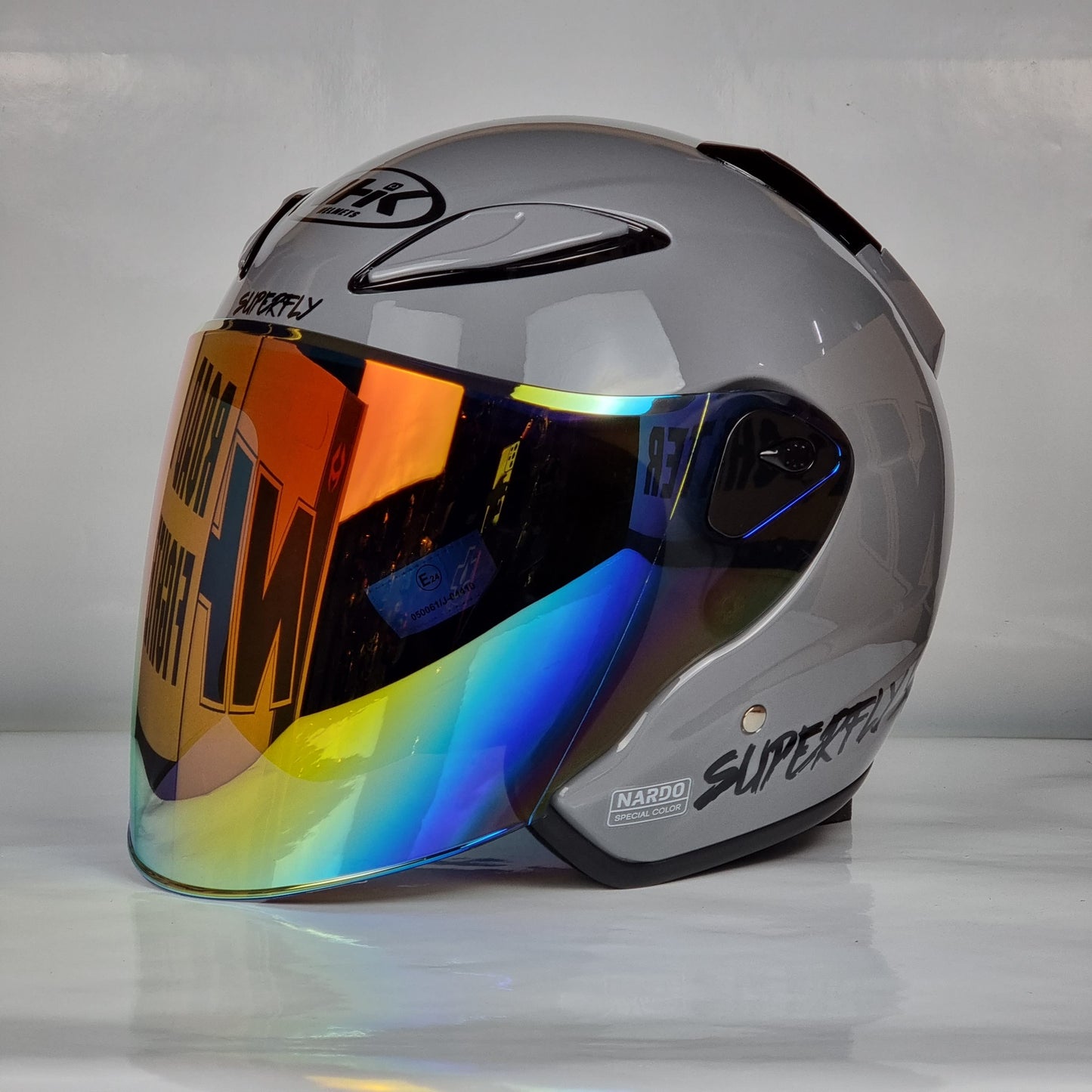 NHK Helmet X SUPERFLY R6 v2 Solid (Nardo Grey Glossy)