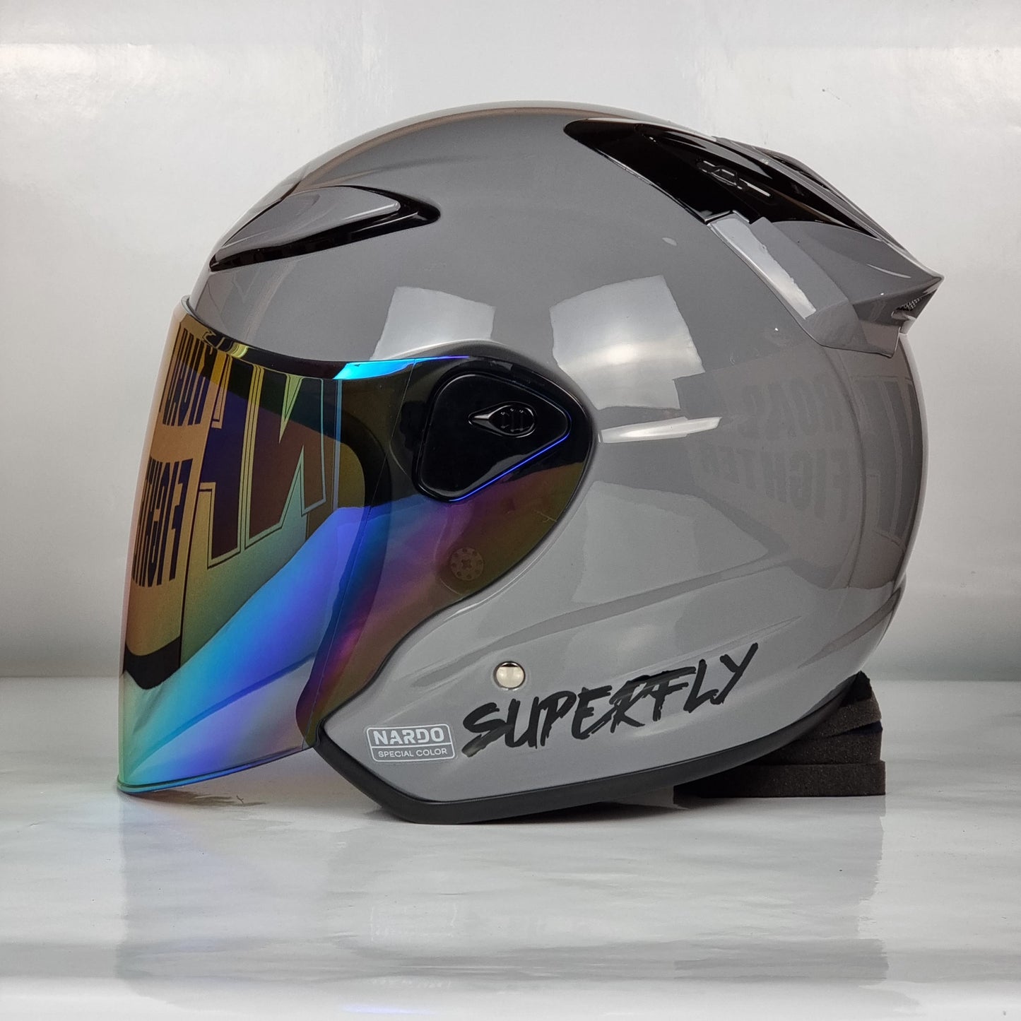 NHK Helmet X SUPERFLY R6 v2 Solid (Nardo Grey Glossy)