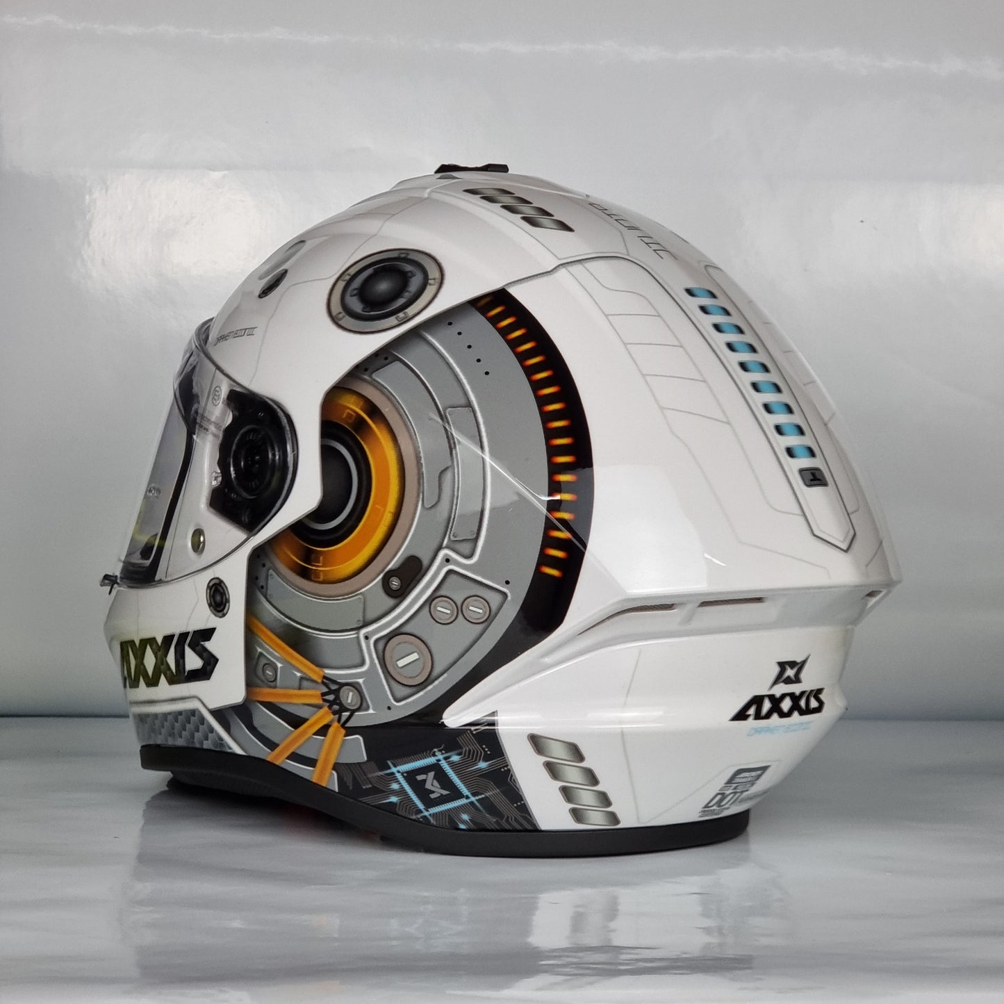 Axxis Helmet Draken S Bionic (A0 Blanco Perla Brillo)