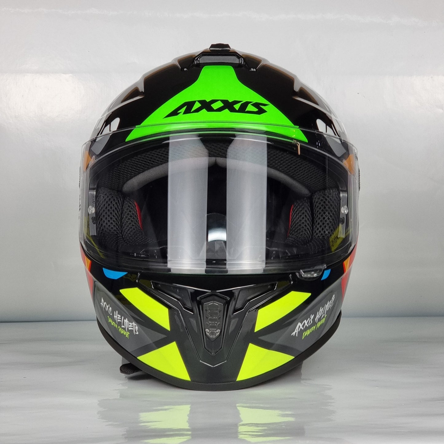 Axxis Helmet Draken S Parrot (A1 Gloss Black)