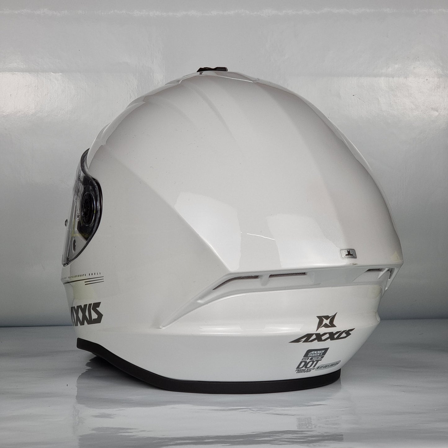 Axxis Helmet Draken S Solid (V.2 Gloss Pearl White)