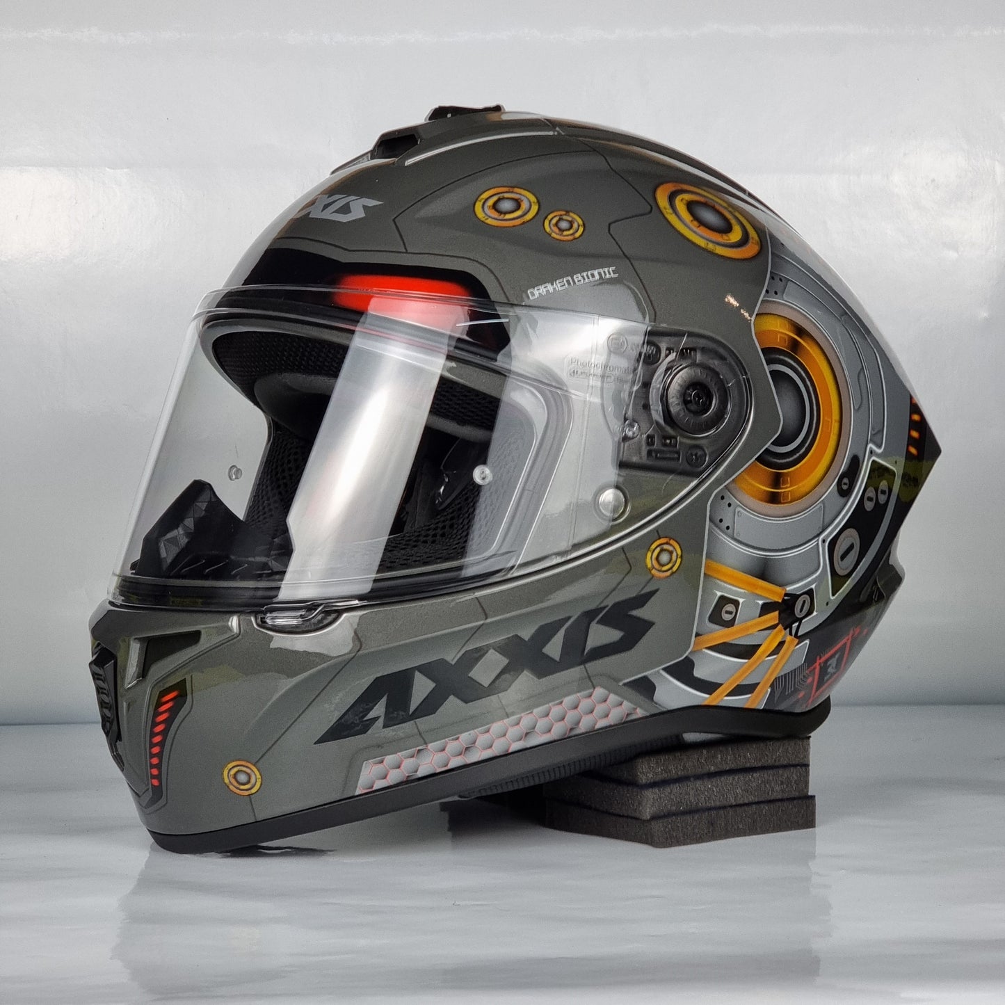 Axxis Helmet Draken S Bionic (A2 Negro Brillo)