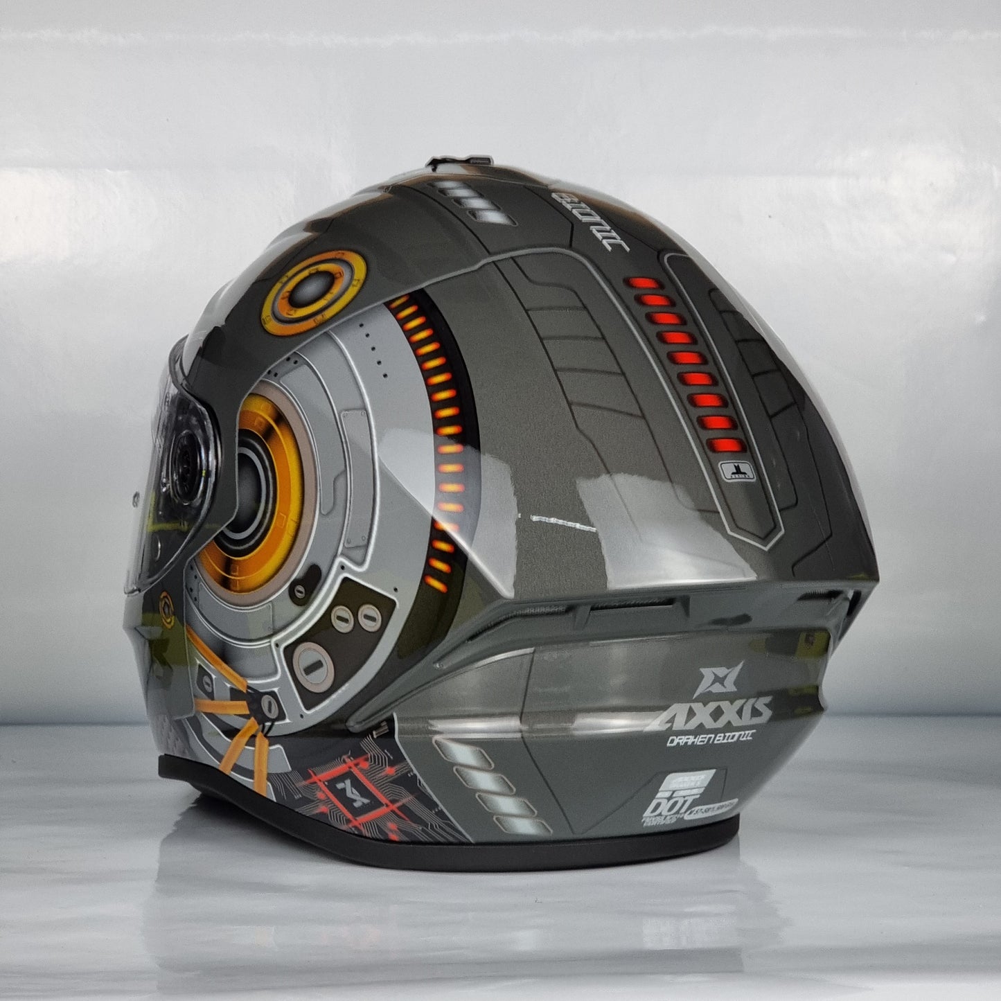 Axxis Helmet Draken S Bionic (A2 Negro Brillo)
