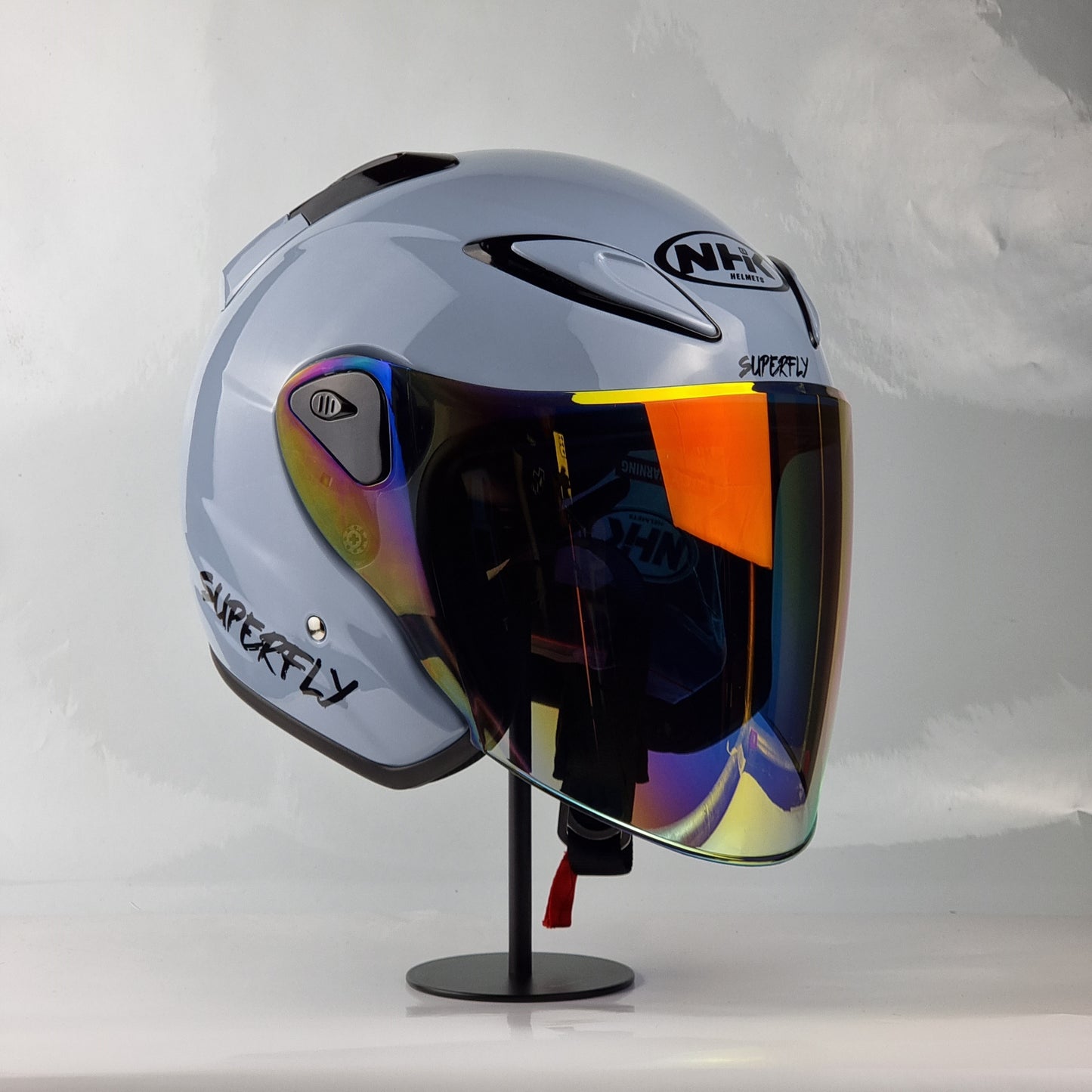 NHK Helmet X SUPERFLY R6 v2 Solid (Nardo Blue Glossy)