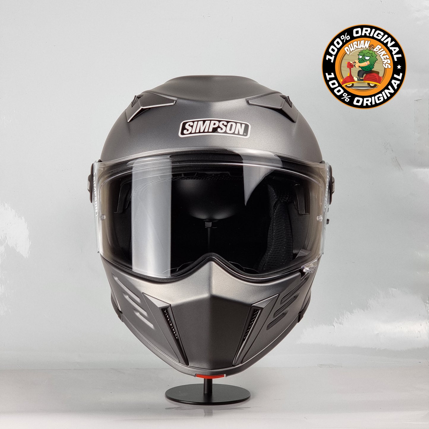 Simpson Helmet Darksome Bandit (Flat Alloy)