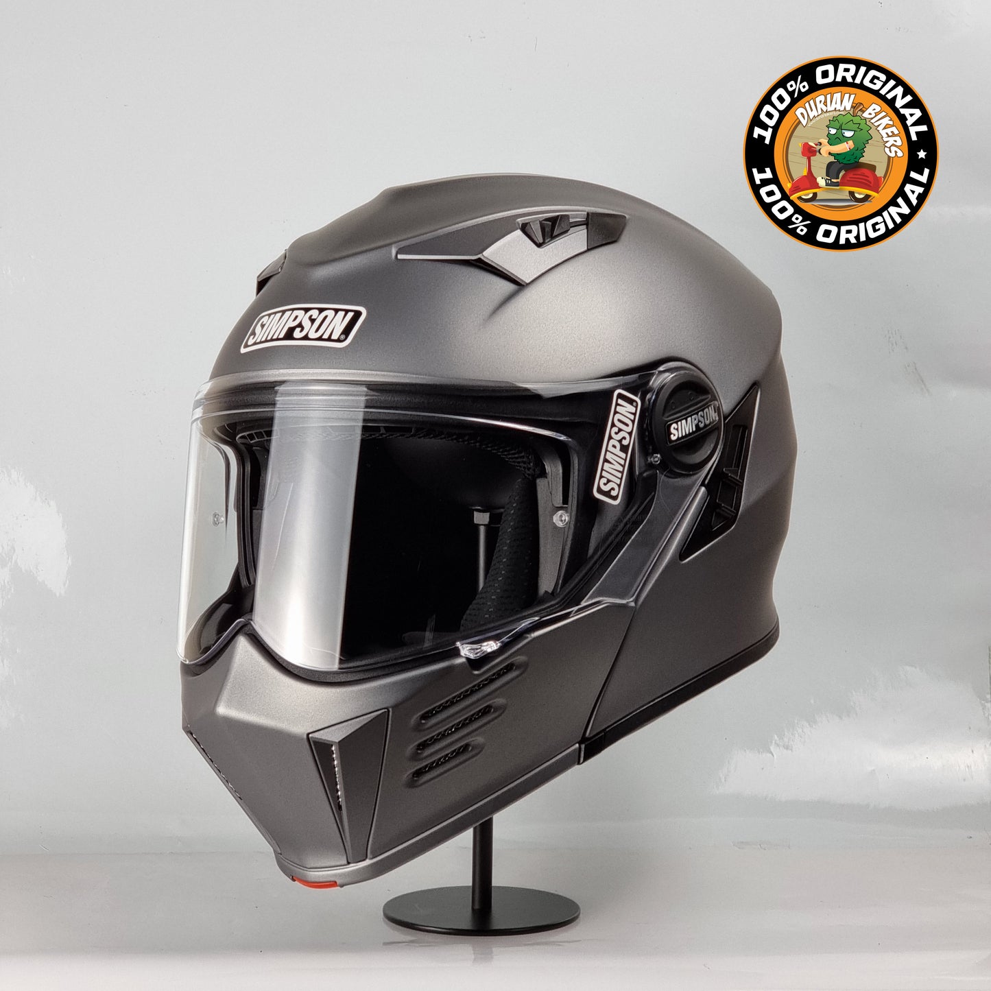 Simpson Helmet Darksome Bandit (Flat Alloy)