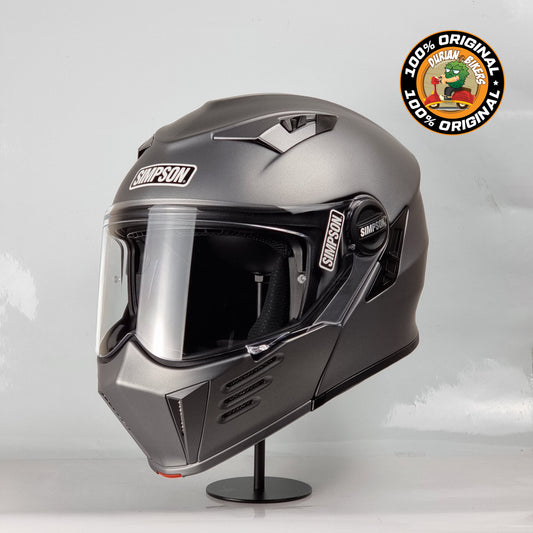 Simpson Helmet Darksome Bandit (Flat Alloy)