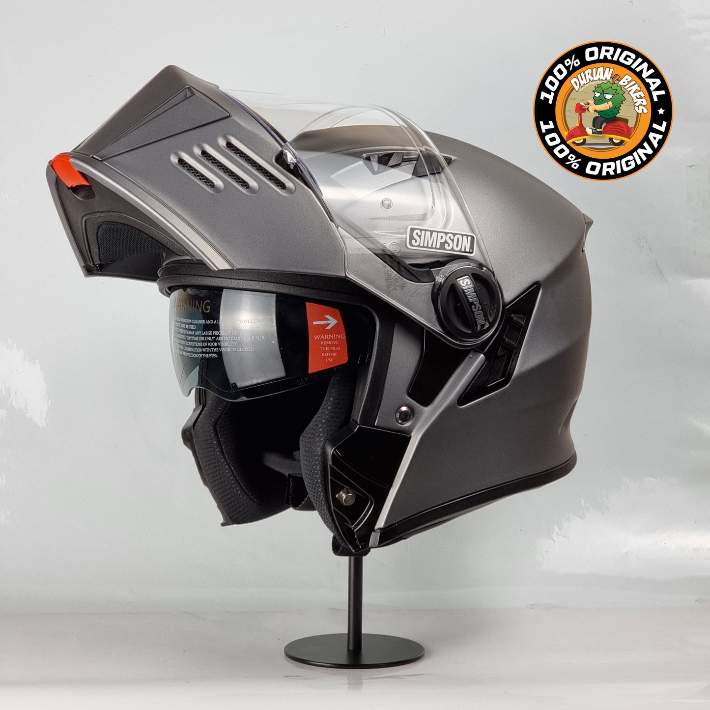 Simpson Helmet Darksome Bandit (Flat Alloy)