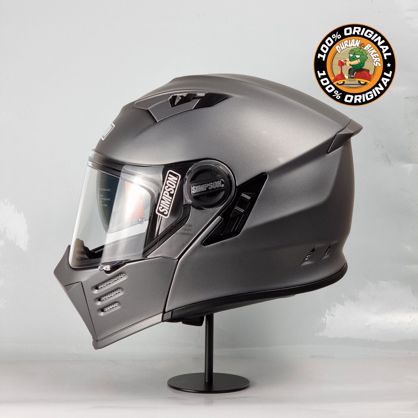 Simpson Helmet Darksome Bandit (Flat Alloy)