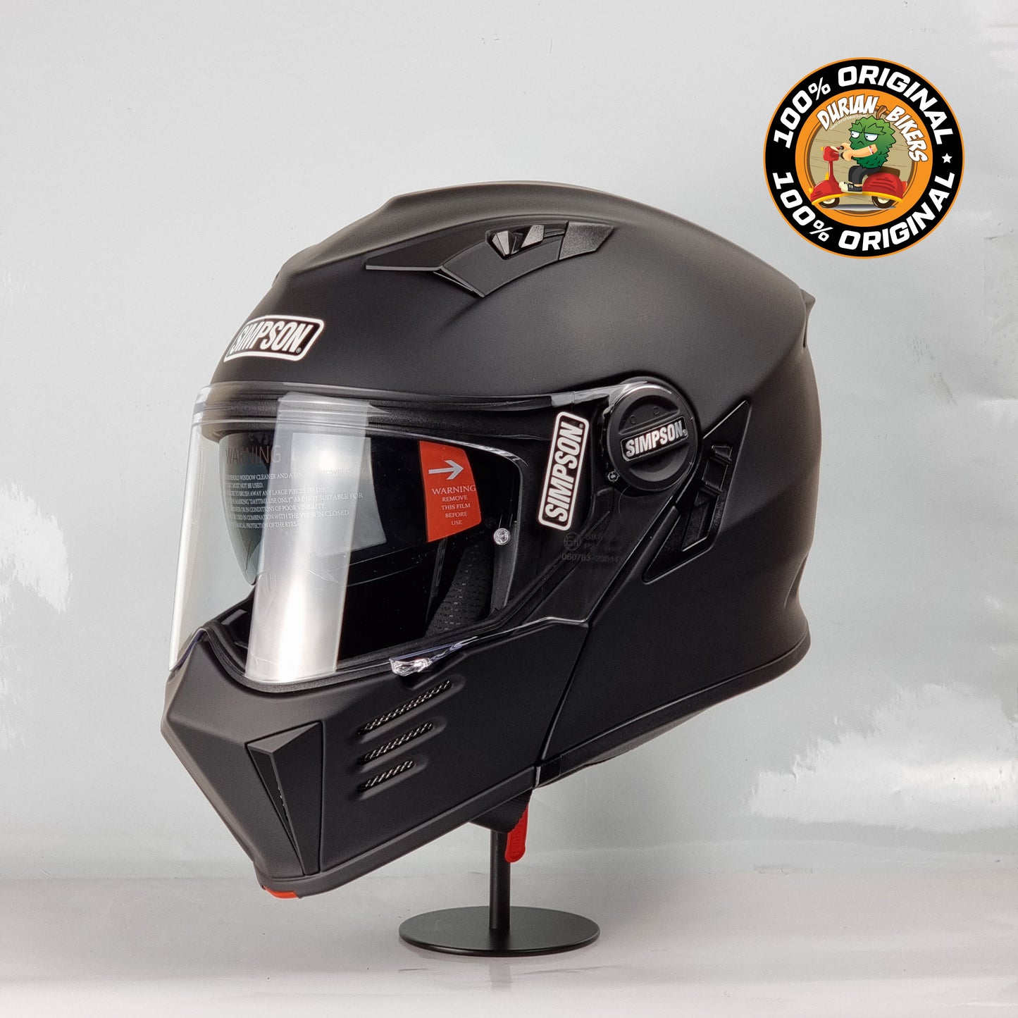 Simpson Helmet Darksome Bandit (Matte Black)