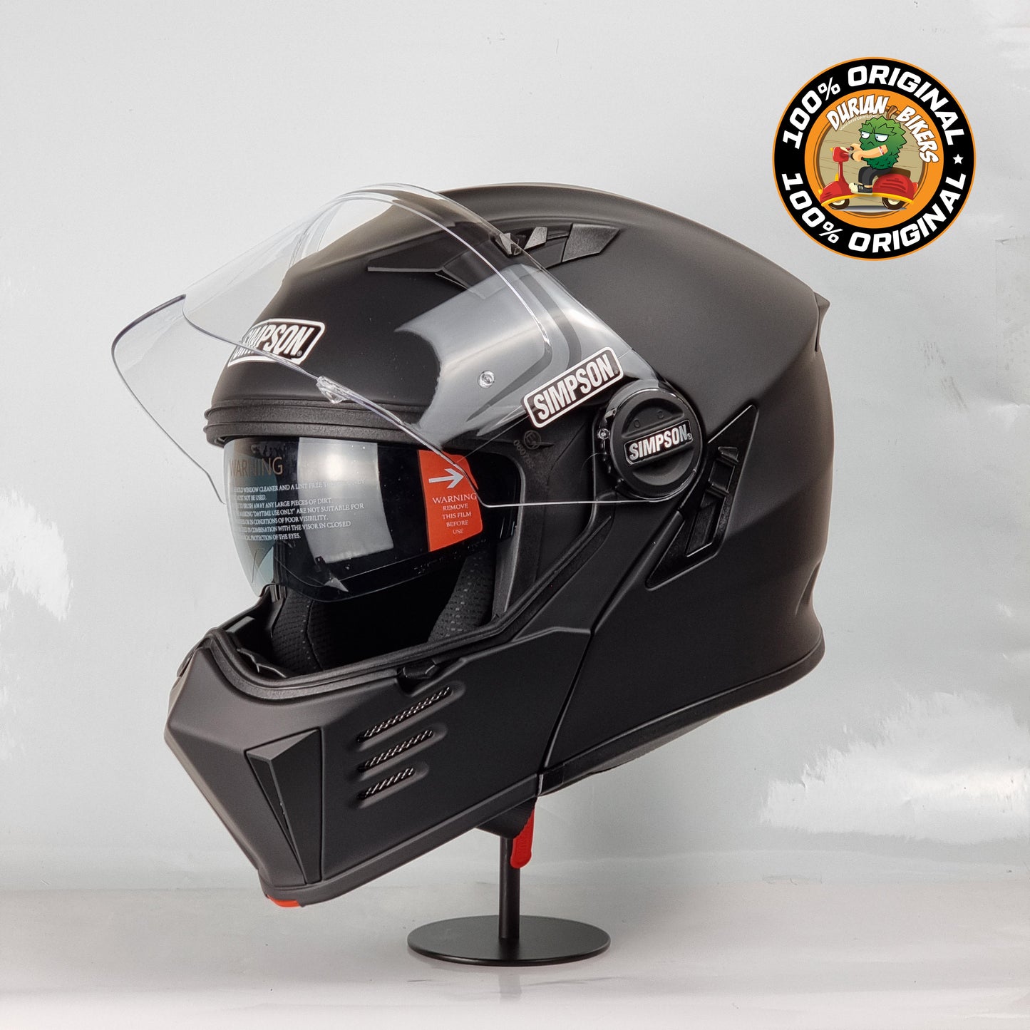 Simpson Helmet Darksome Bandit (Matte Black)