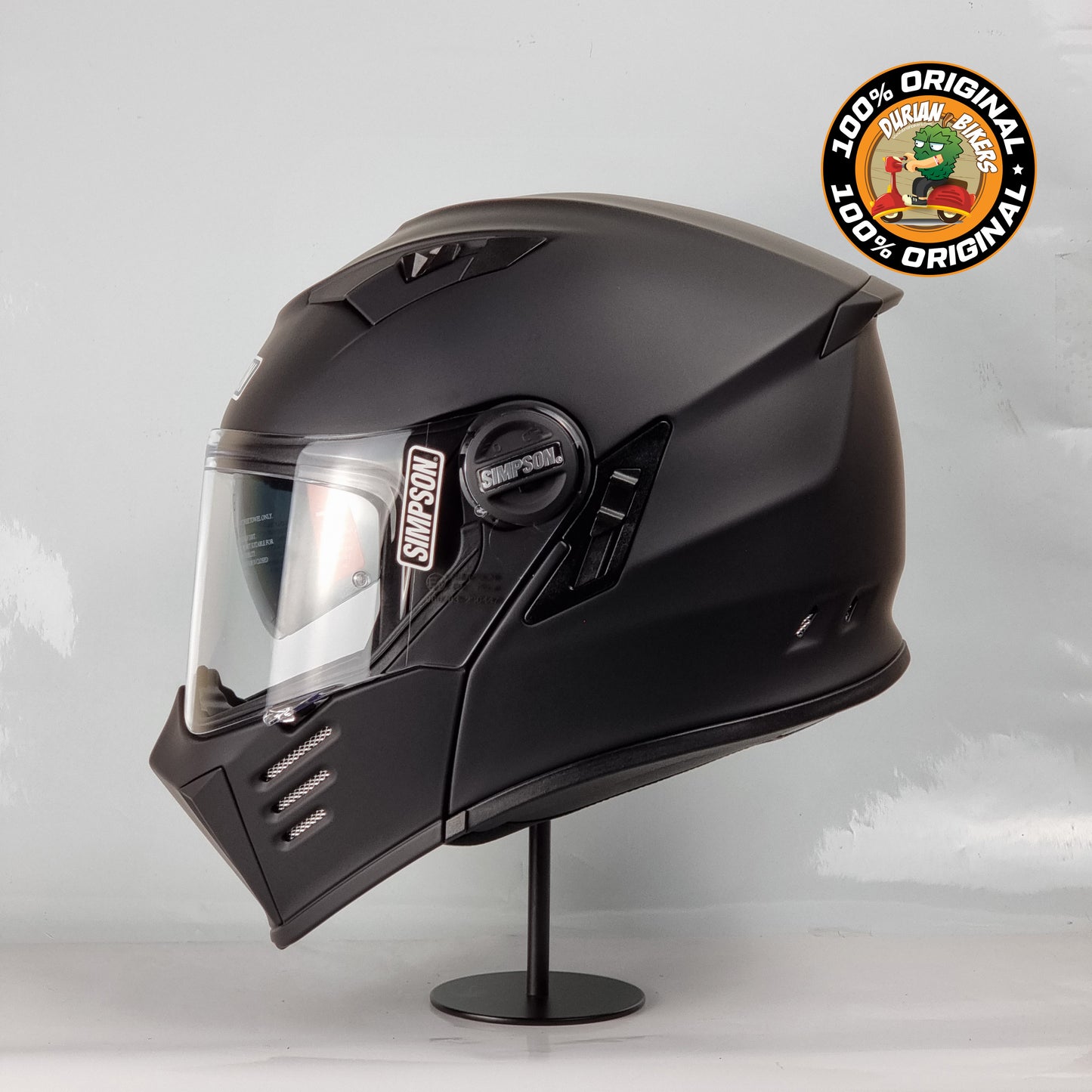 Simpson Helmet Darksome Bandit (Matte Black)