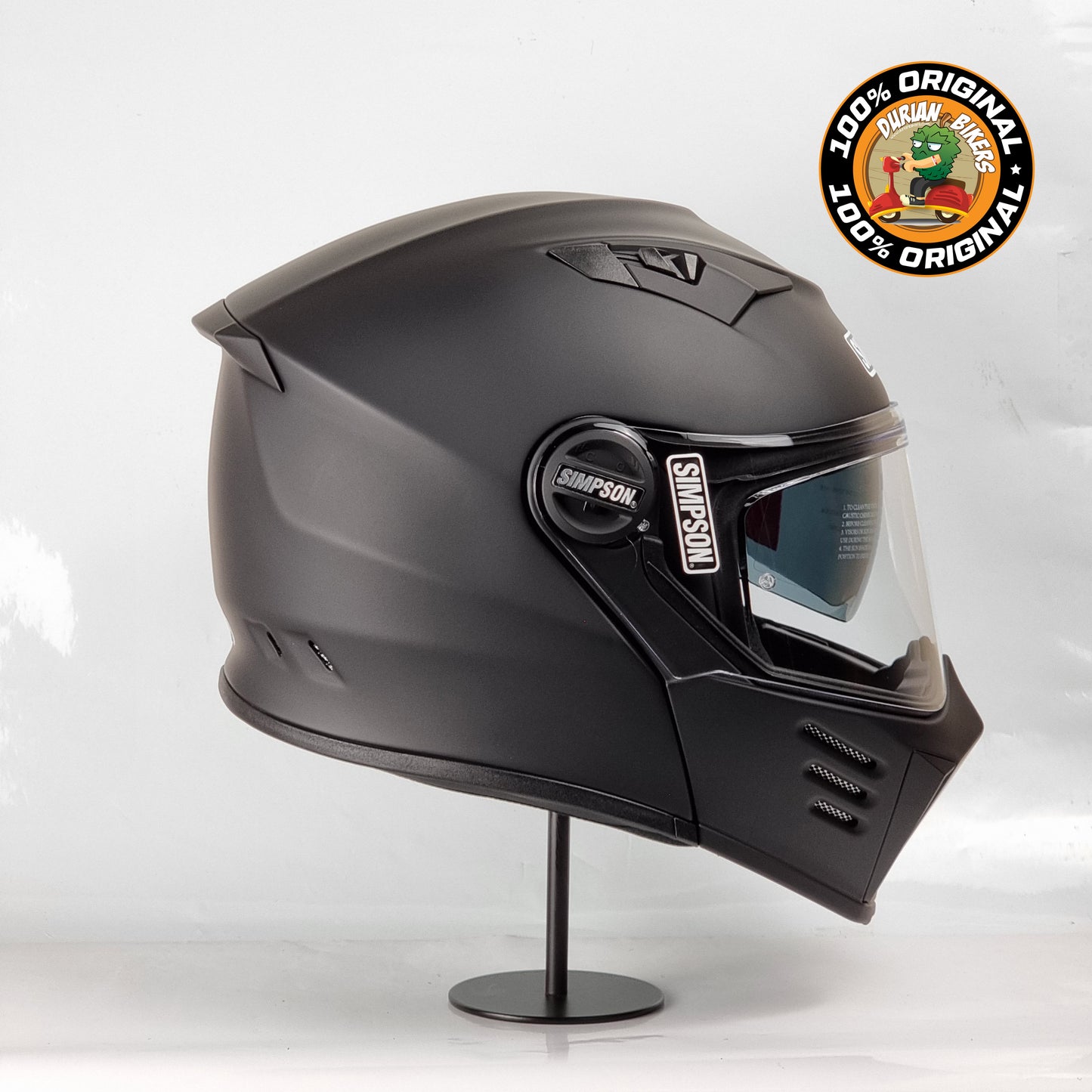 Simpson Helmet Darksome Bandit (Matte Black)
