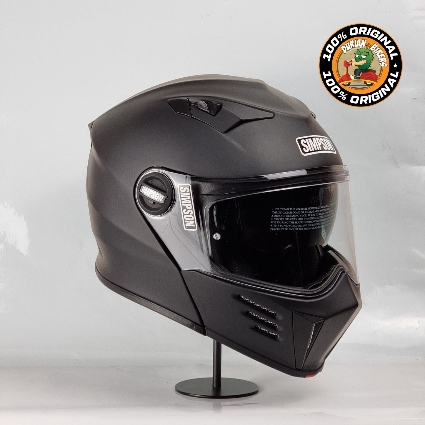 Simpson Helmet Darksome Bandit (Matte Black)