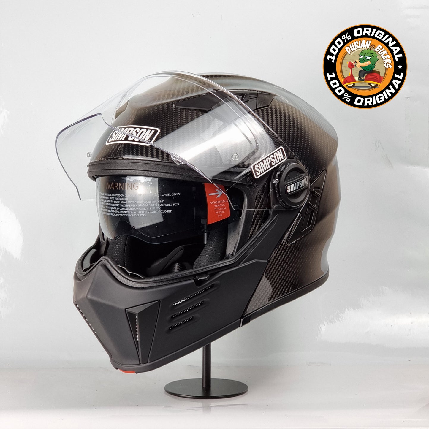 Simpson Helmet Darksome Bandit (Carbon Fiber)