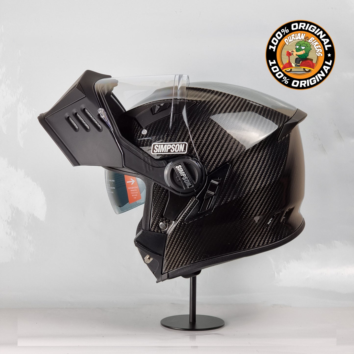 Simpson Helmet Darksome Bandit (Carbon Fiber)