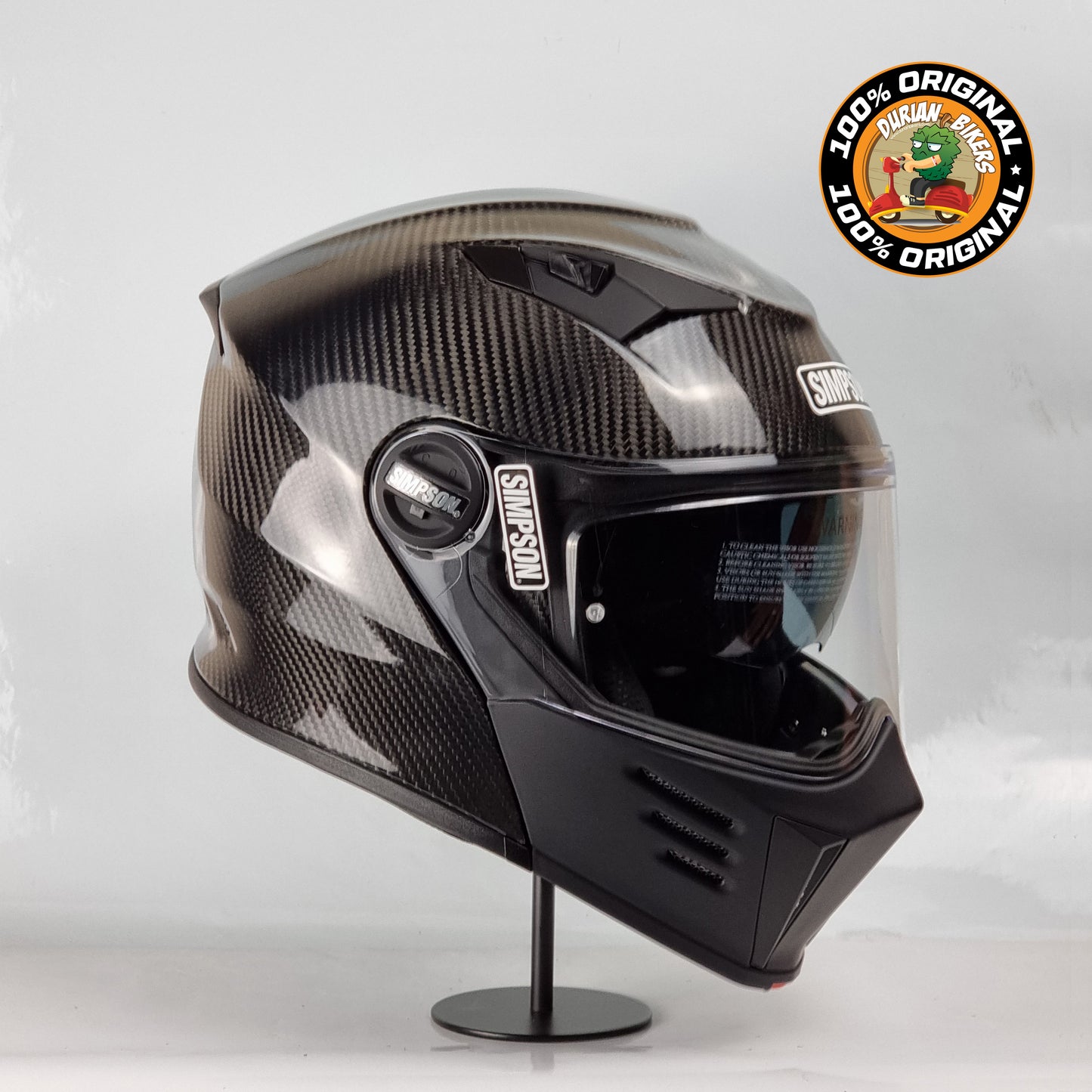 Simpson Helmet Darksome Bandit (Carbon Fiber)