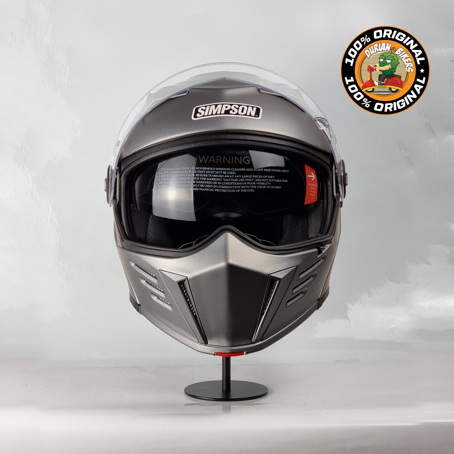 Simpson Helmet Darksome Bandit (Flat Alloy)