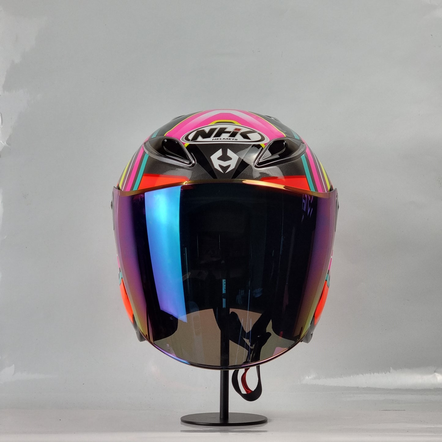 NHK Helmet R6 v2 Xion (Black/Orange Glossy)