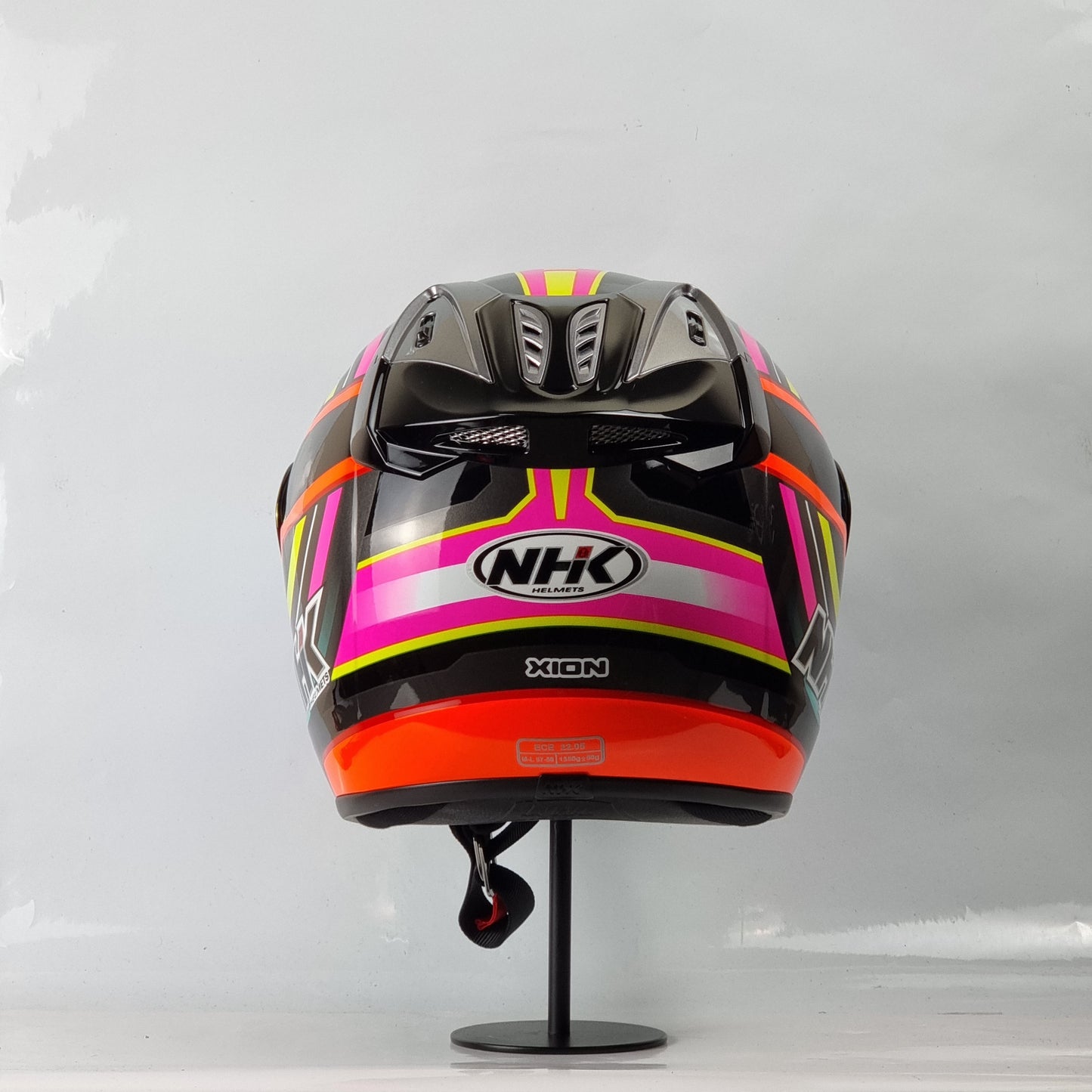 NHK Helmet R6 v2 Xion (Black/Orange Glossy)