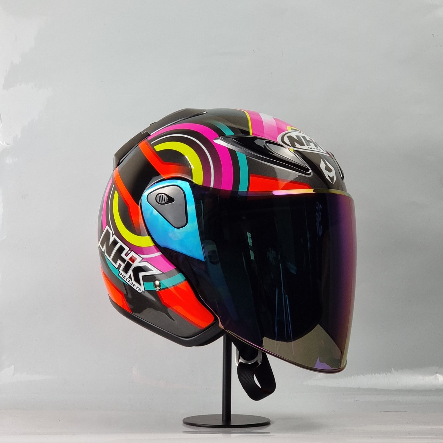 NHK Helmet R6 v2 Xion (Black/Orange Glossy)