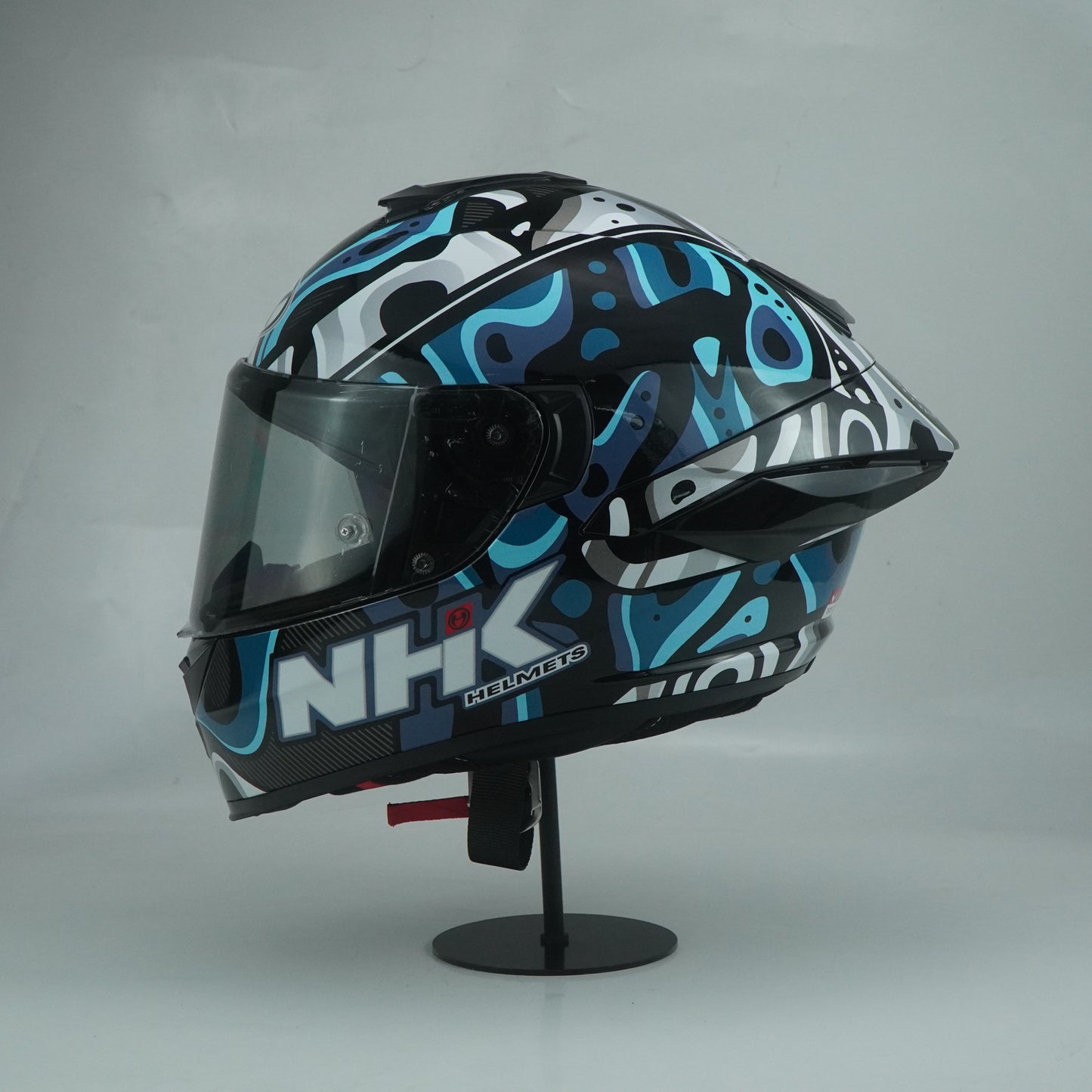 NHK Helmet K5R SV Nebula (Black/Tosca Glossy)