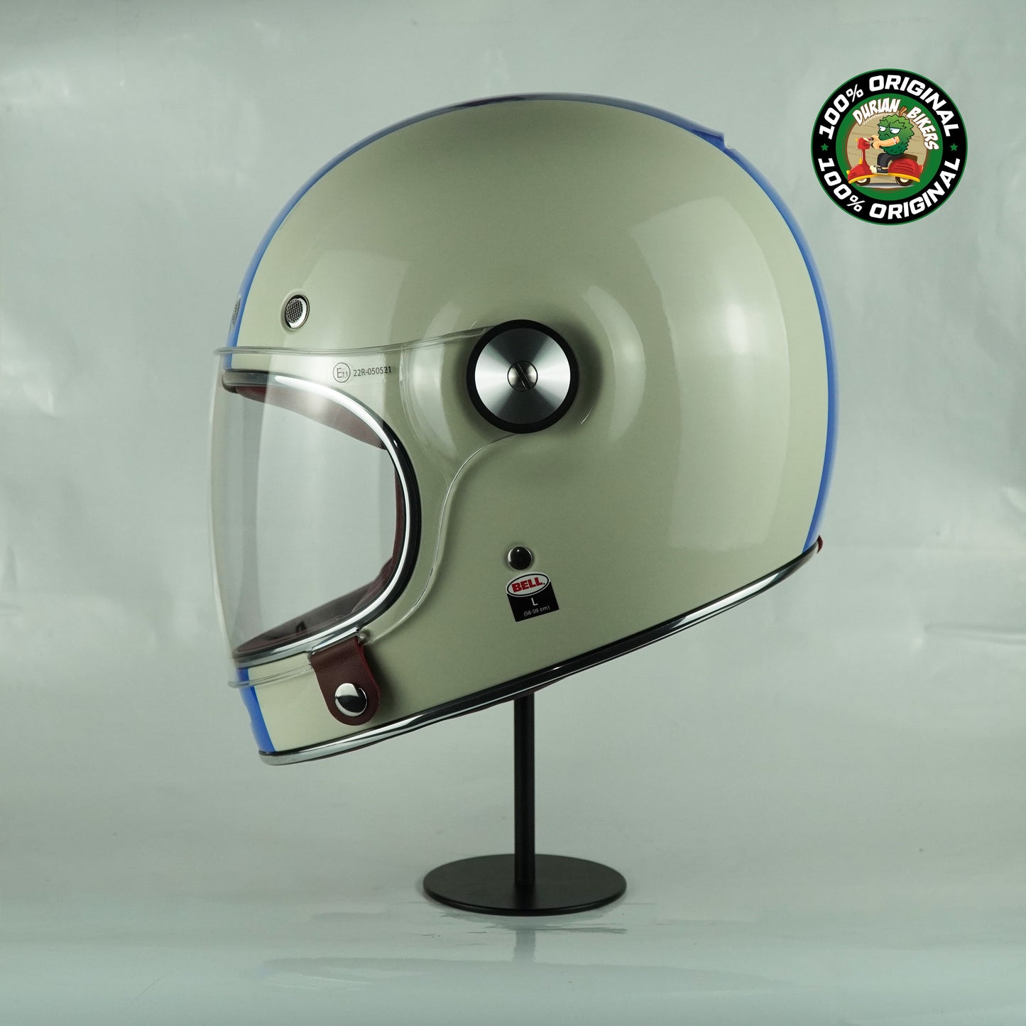 Bell Helmet Bullitt SE (Command Gloss Vintage White/OxBlood/Blue)