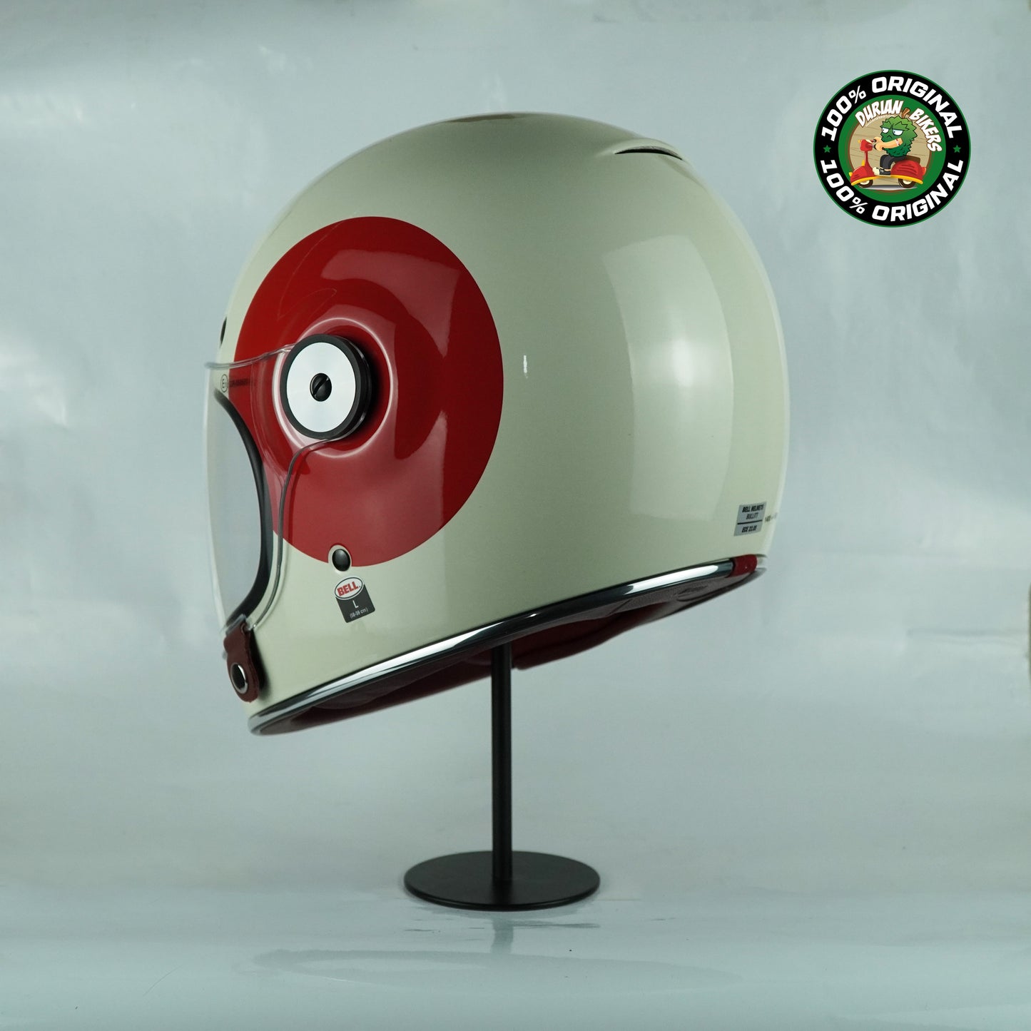 Bell Helmet Bullitt SE (TT Gloss Vintage White/Ox Blood)