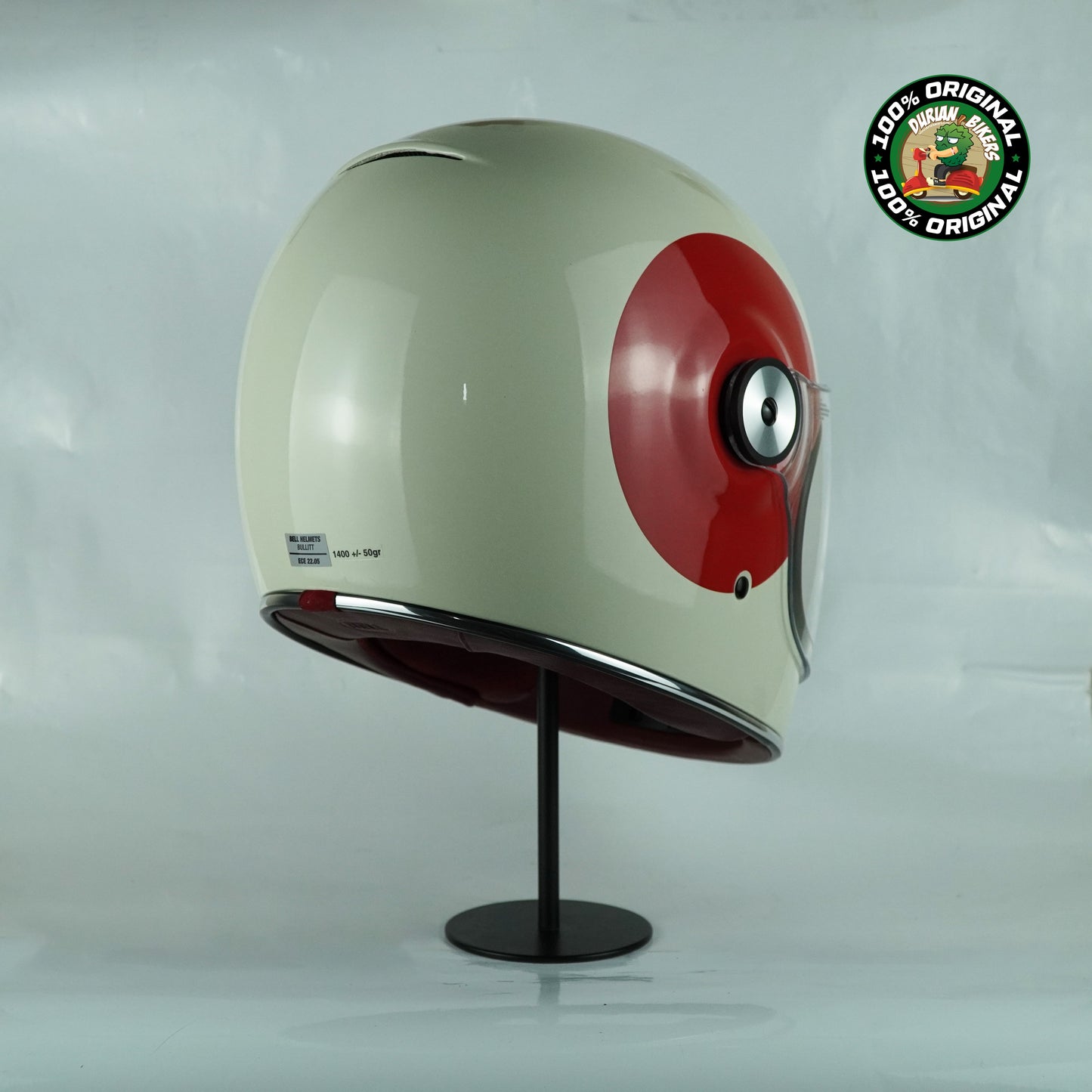 Bell Helmet Bullitt SE (TT Gloss Vintage White/Ox Blood)