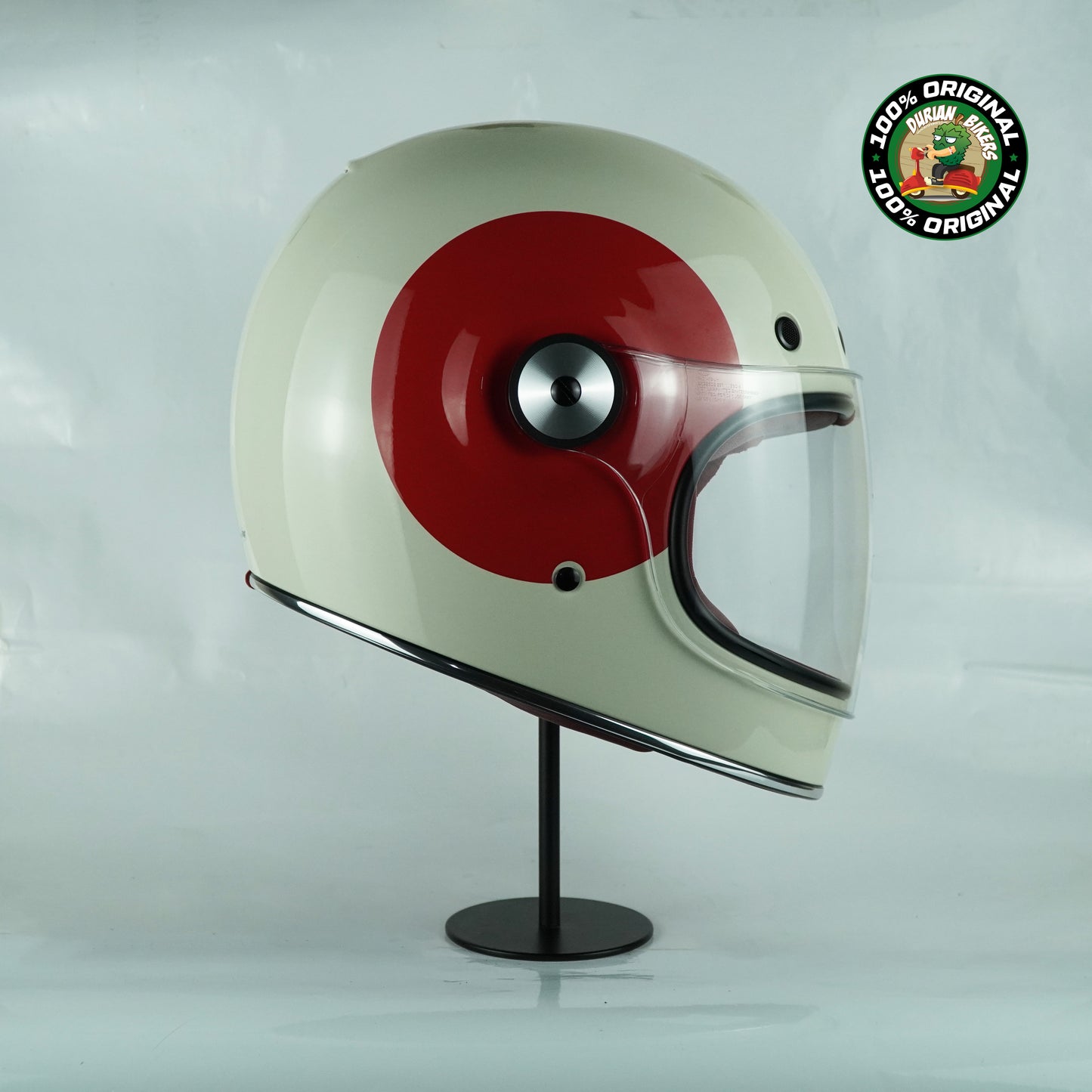 Bell Helmet Bullitt SE (TT Gloss Vintage White/Ox Blood)