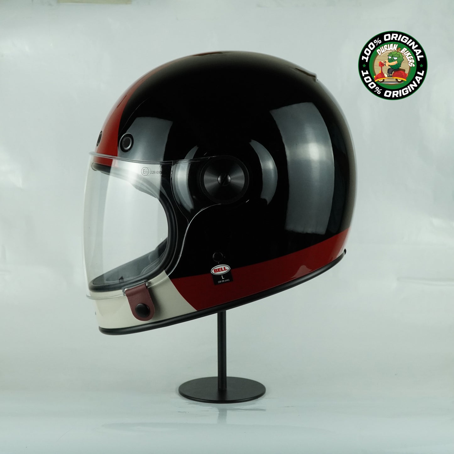 Bell Helmet Bullitt SE (Blazon Gloss Black/Burgundy)