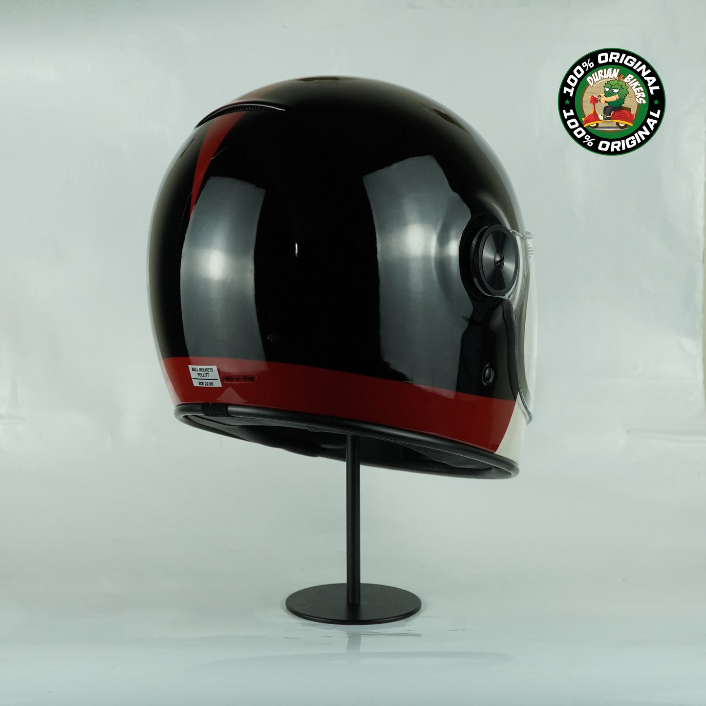 Bell Helmet Bullitt SE (Blazon Gloss Black/Burgundy)