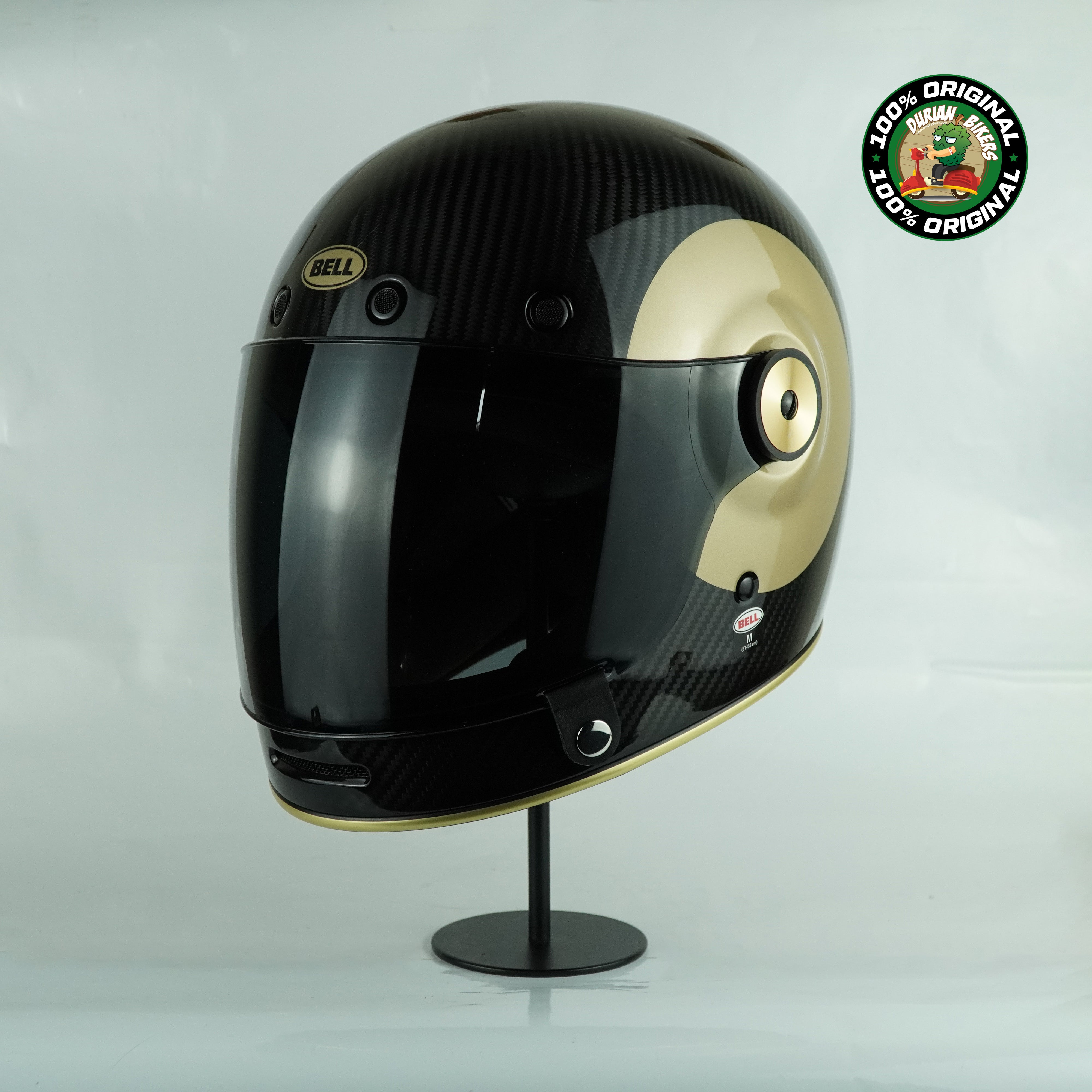 bell bullitt helmet independent black Bell Helmet Bullitt Carbon (TT Gloss Black/Gold) – Durian Bikers