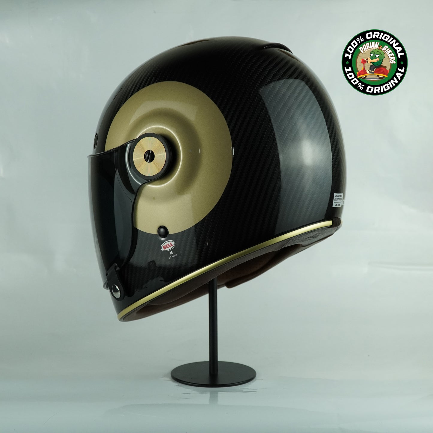 Bell Helmet Bullitt Carbon (TT Gloss Black/Gold)