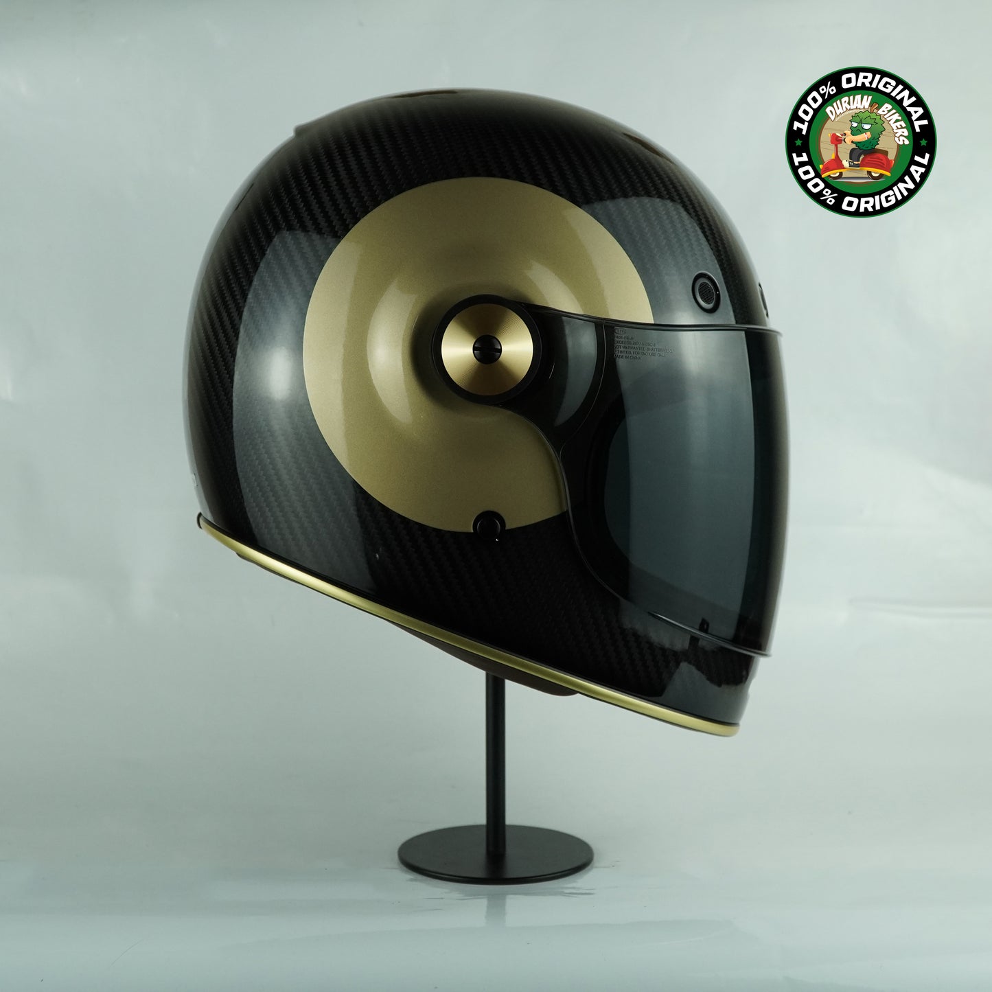 Bell Helmet Bullitt Carbon (TT Gloss Black/Gold)