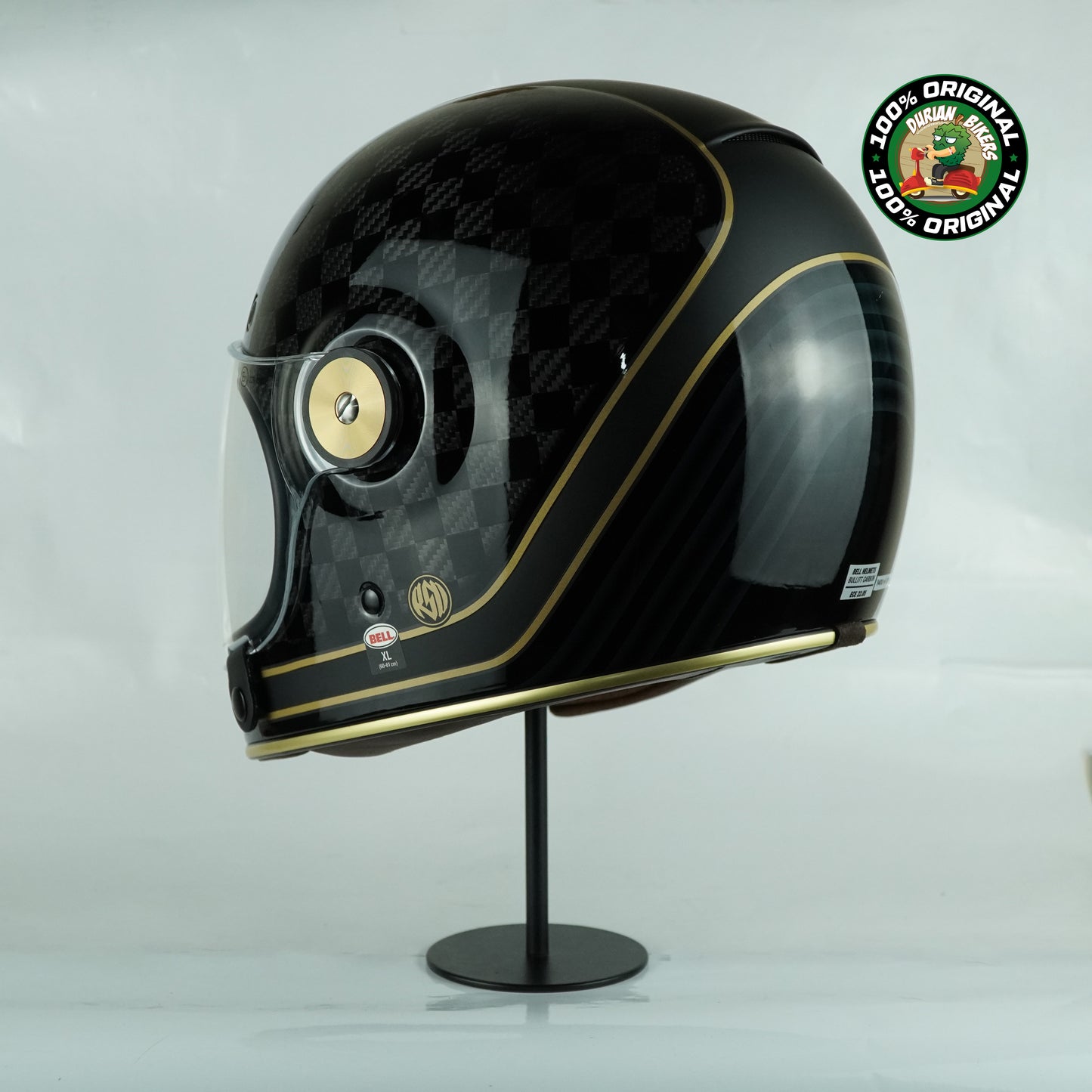 Bell Helmet Bullitt Carbon (RSD Check It Matte/Gloss Black)