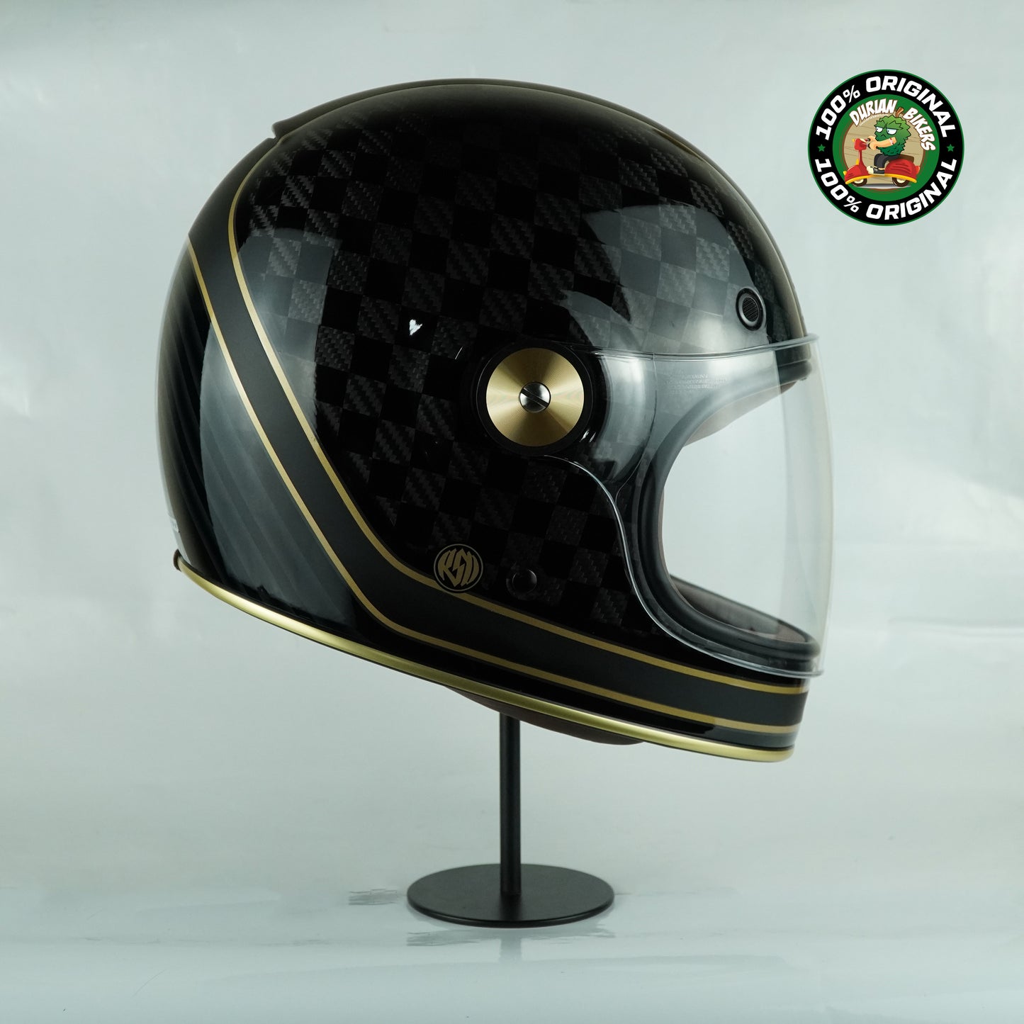 Bell Helmet Bullitt Carbon (RSD Check It Matte/Gloss Black)