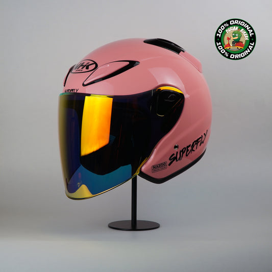 NHK Helmet X SUPERFLY R6 v2 Solid (Nardo Pink Glossy)