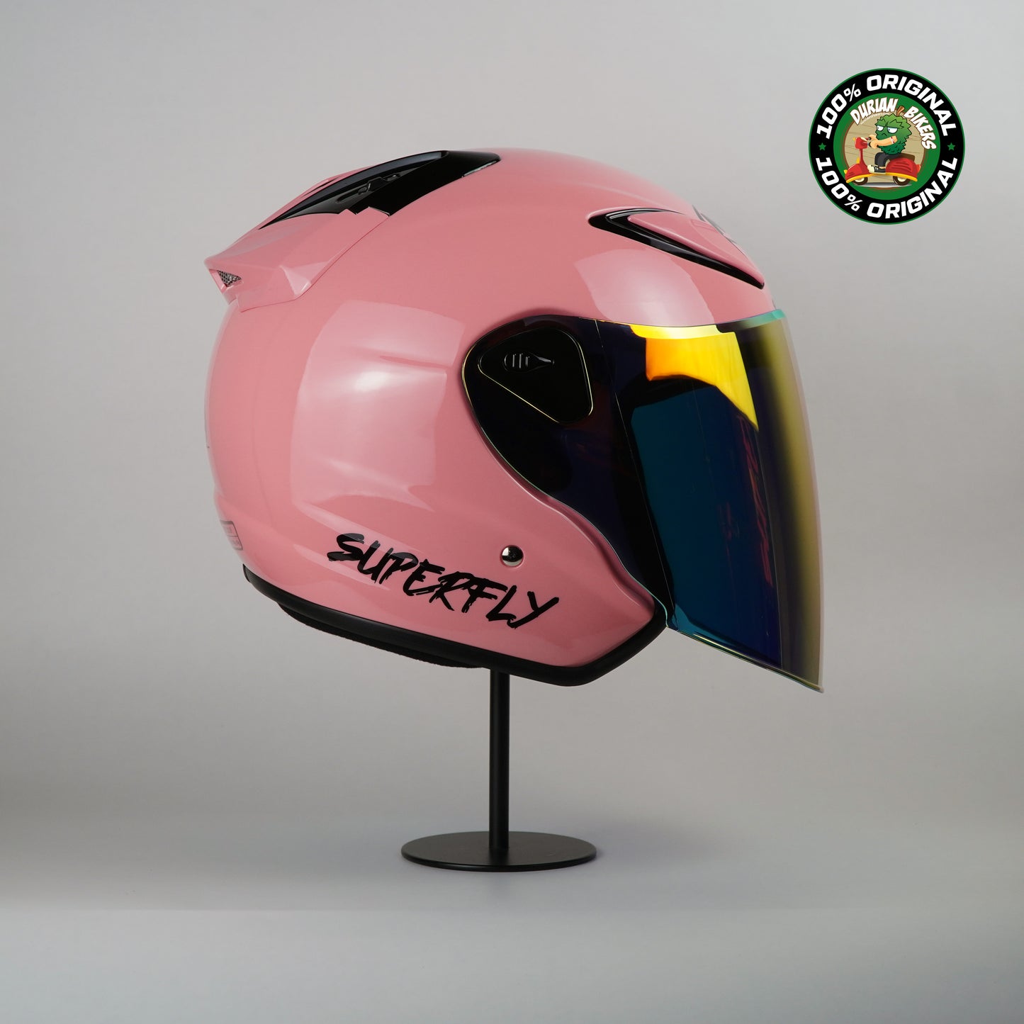 NHK Helmet X SUPERFLY R6 v2 Solid (Nardo Pink Glossy)