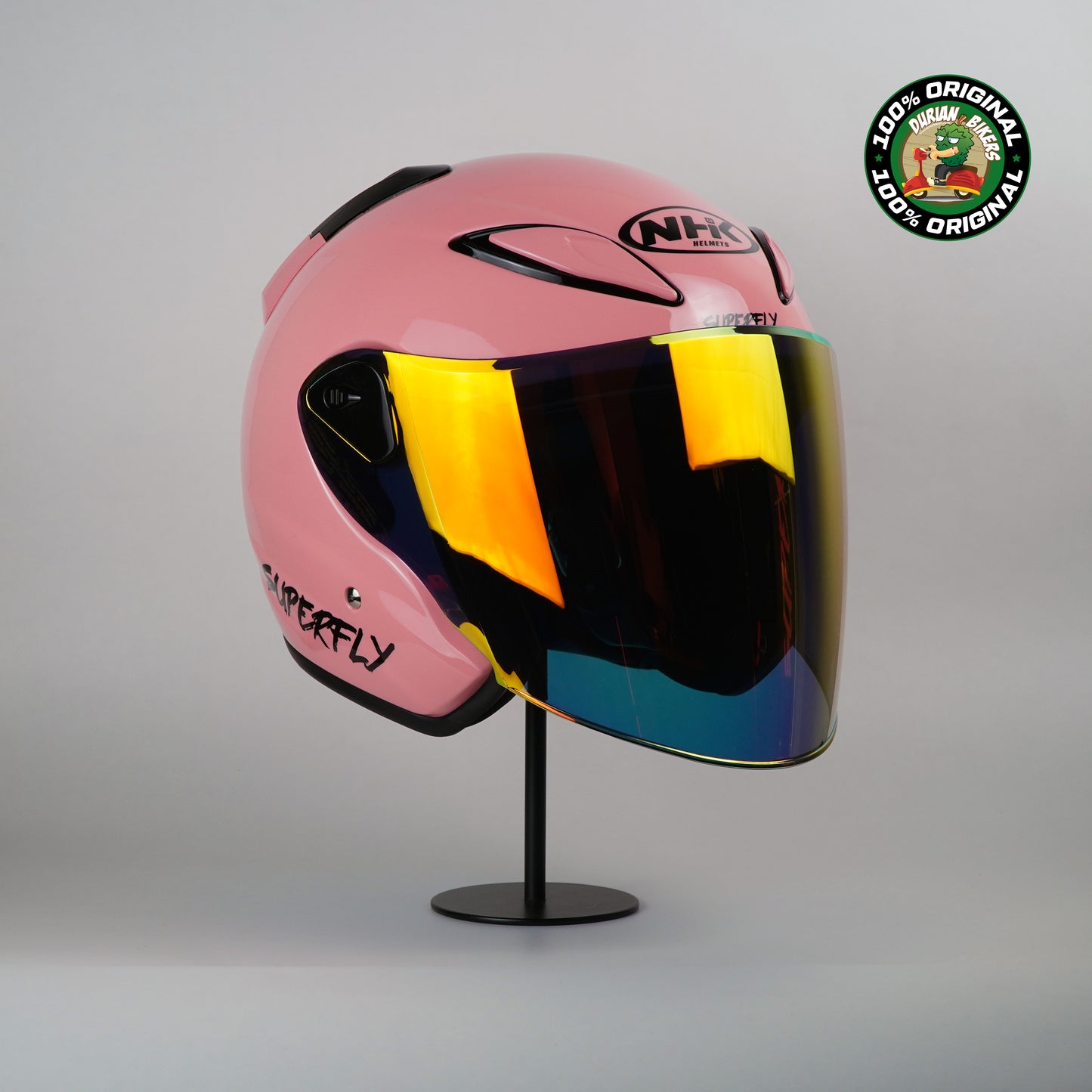 NHK Helmet X SUPERFLY R6 v2 Solid (Nardo Pink Glossy)