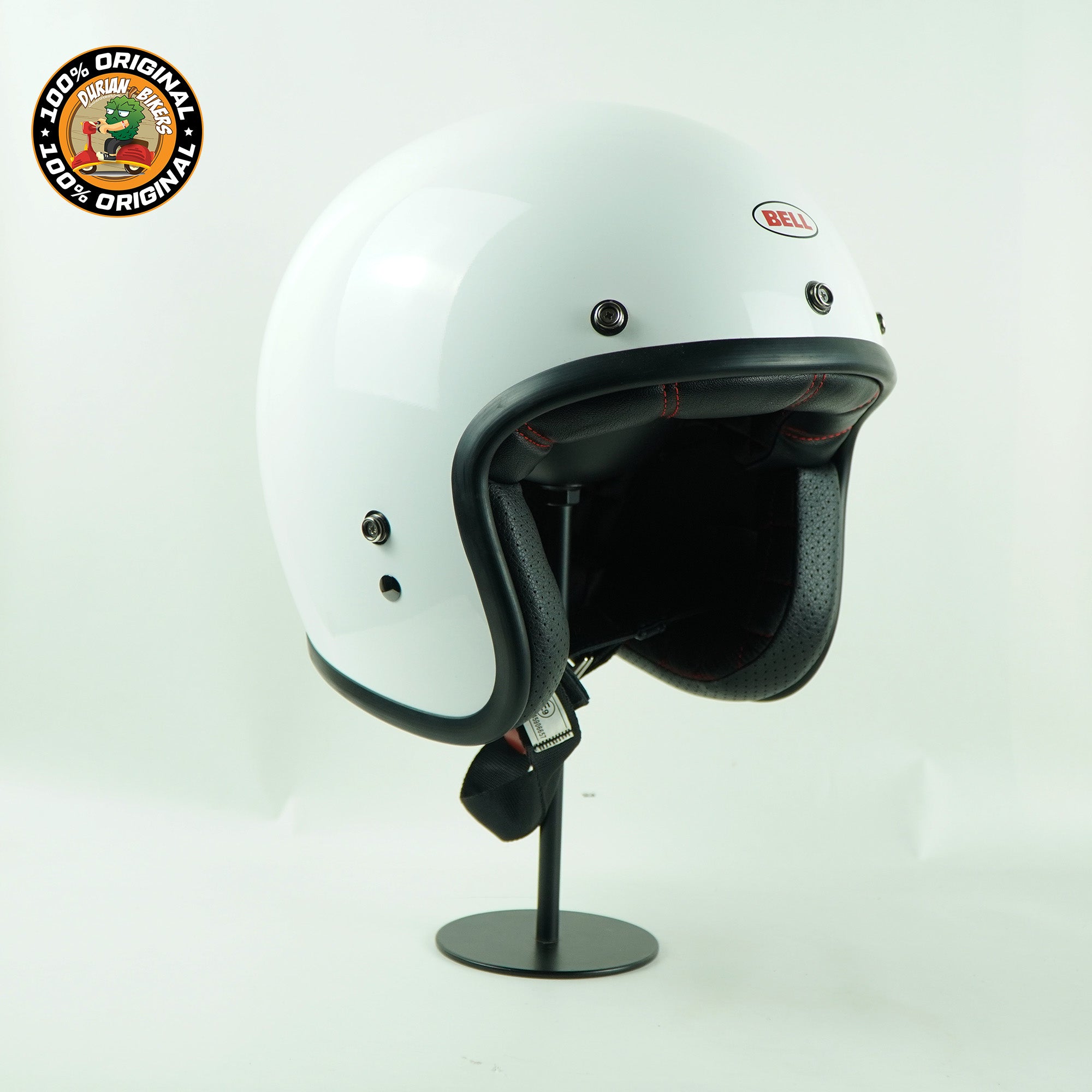 bell custom 500 helmet 70 Bell Helmet Custom 500 (Solid Vintage White) – Durian Bikers
