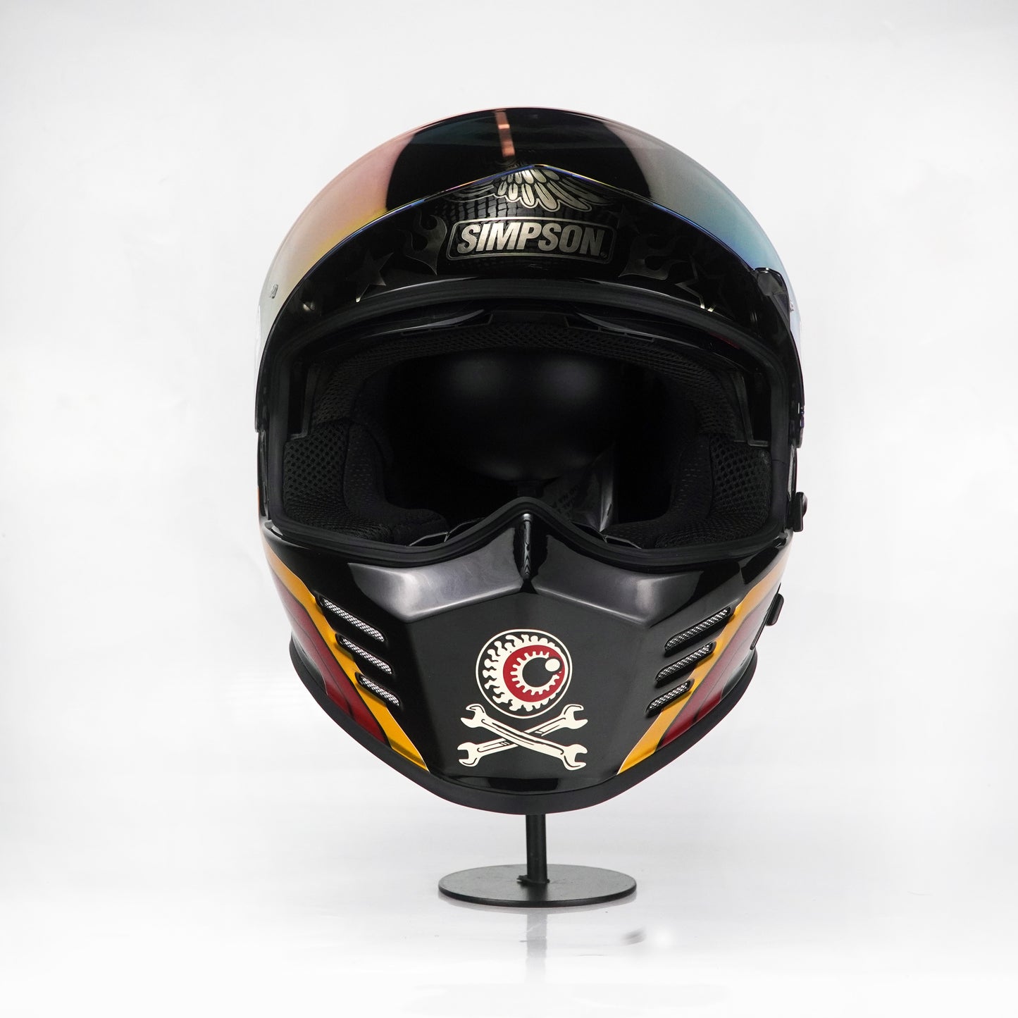 Simpson Helmet Venom Bandit (Black/Chrome)