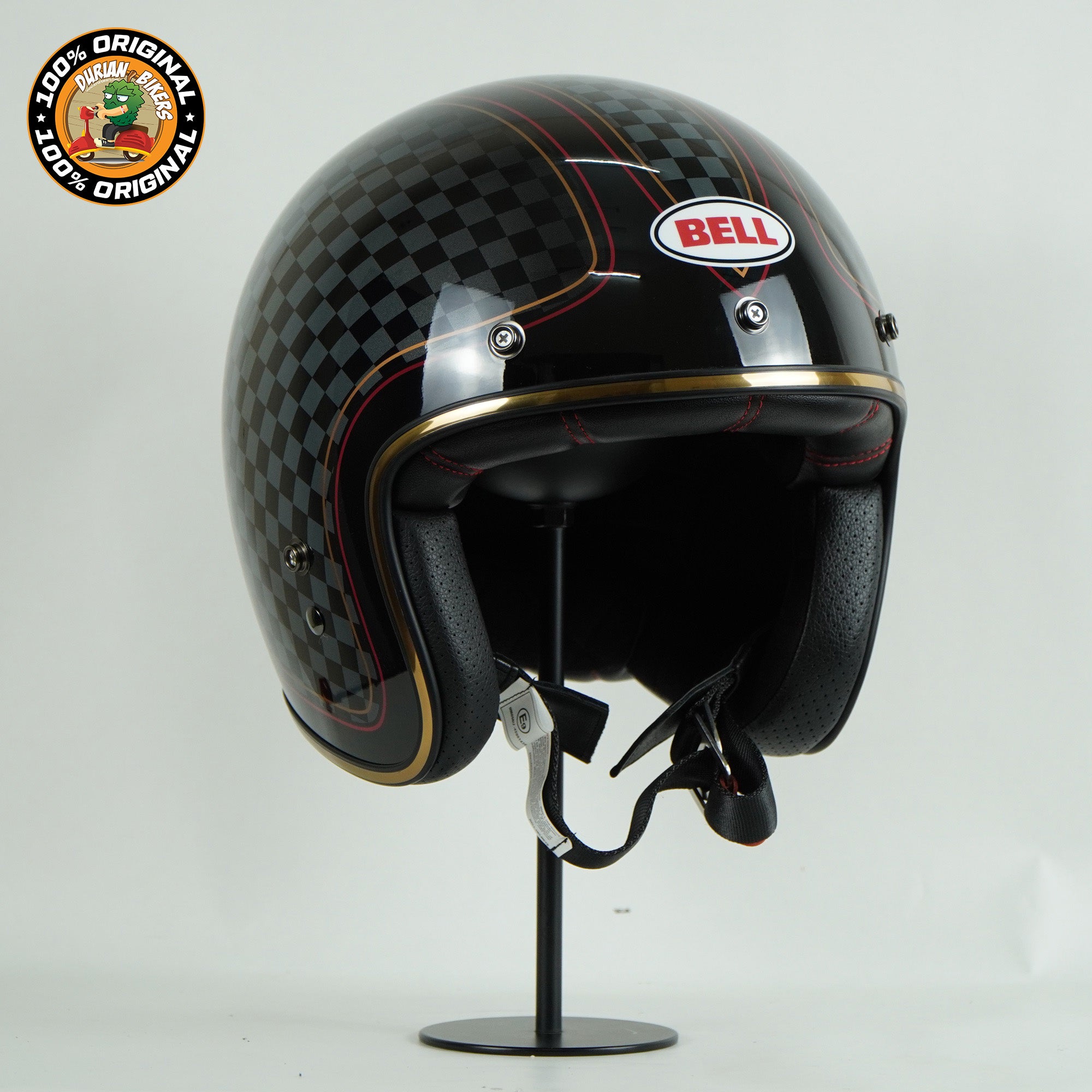 bell custom 500 rsd check it helmet australia Bell Helmet Custom 500 (RSD Check It Black) – Durian Bikers