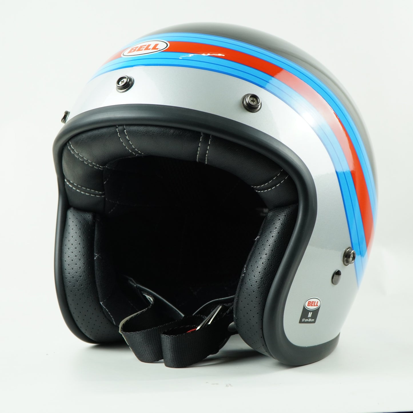 Bell Helmet Custom 500 (Pulse Gloss Black/Blue/Red)