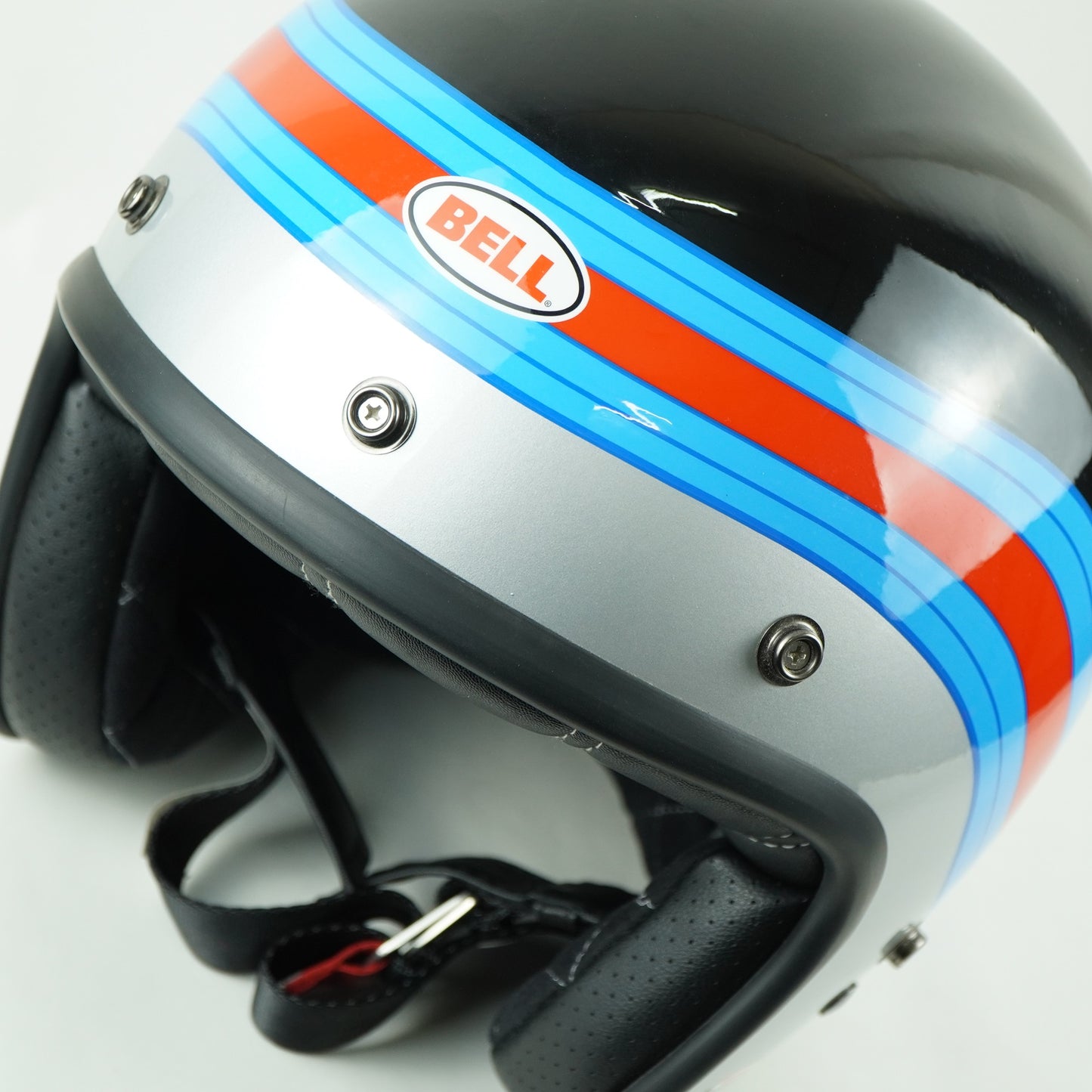 Bell Helmet Custom 500 (Pulse Gloss Black/Blue/Red)