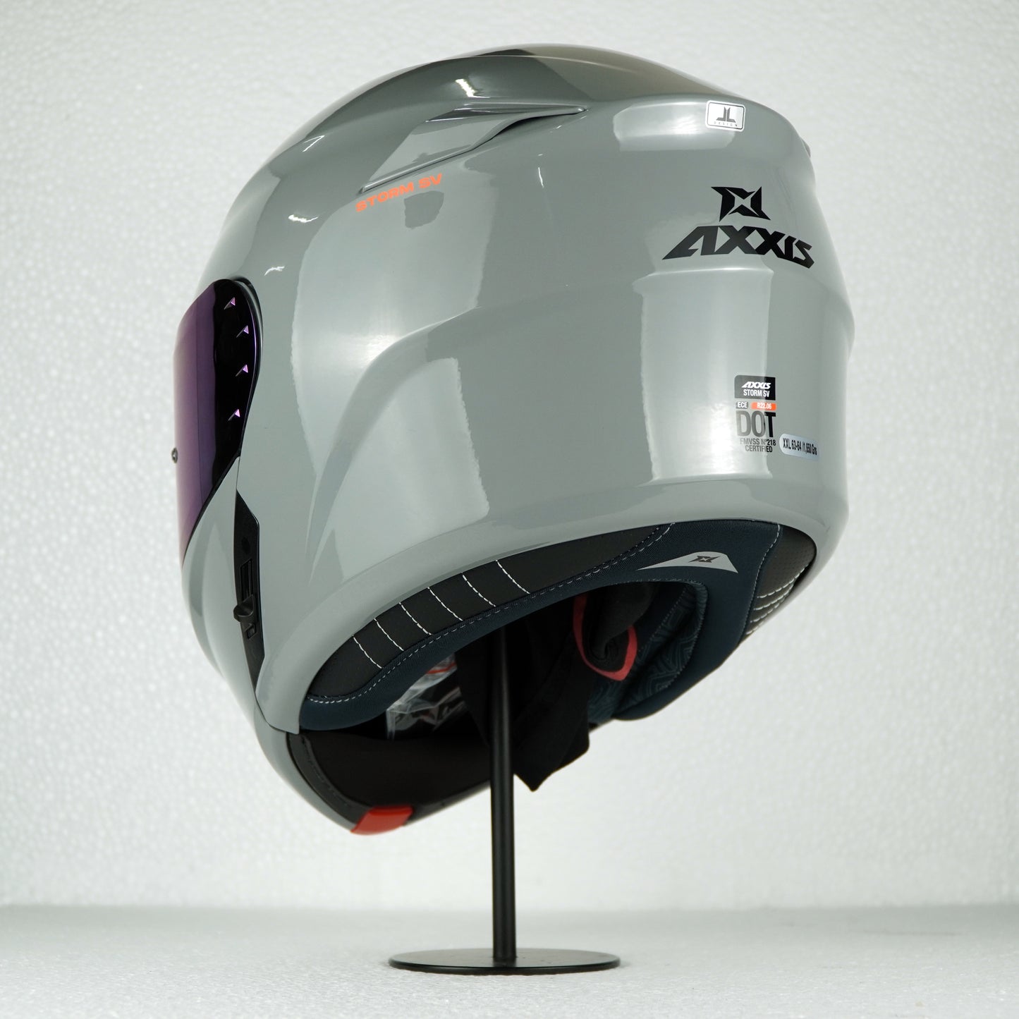 Axxis Helmet Storm S Solid (A12 Gray Gloss)