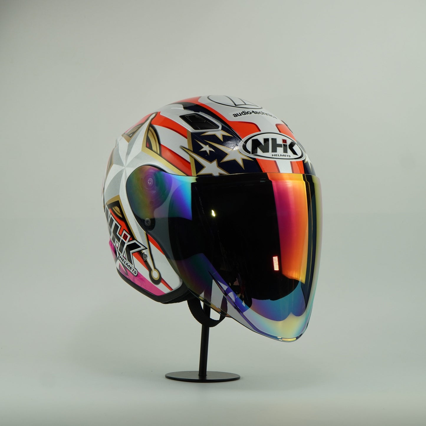 NHK Helmet S1GP S Alonso #7 (Star White Glossy)