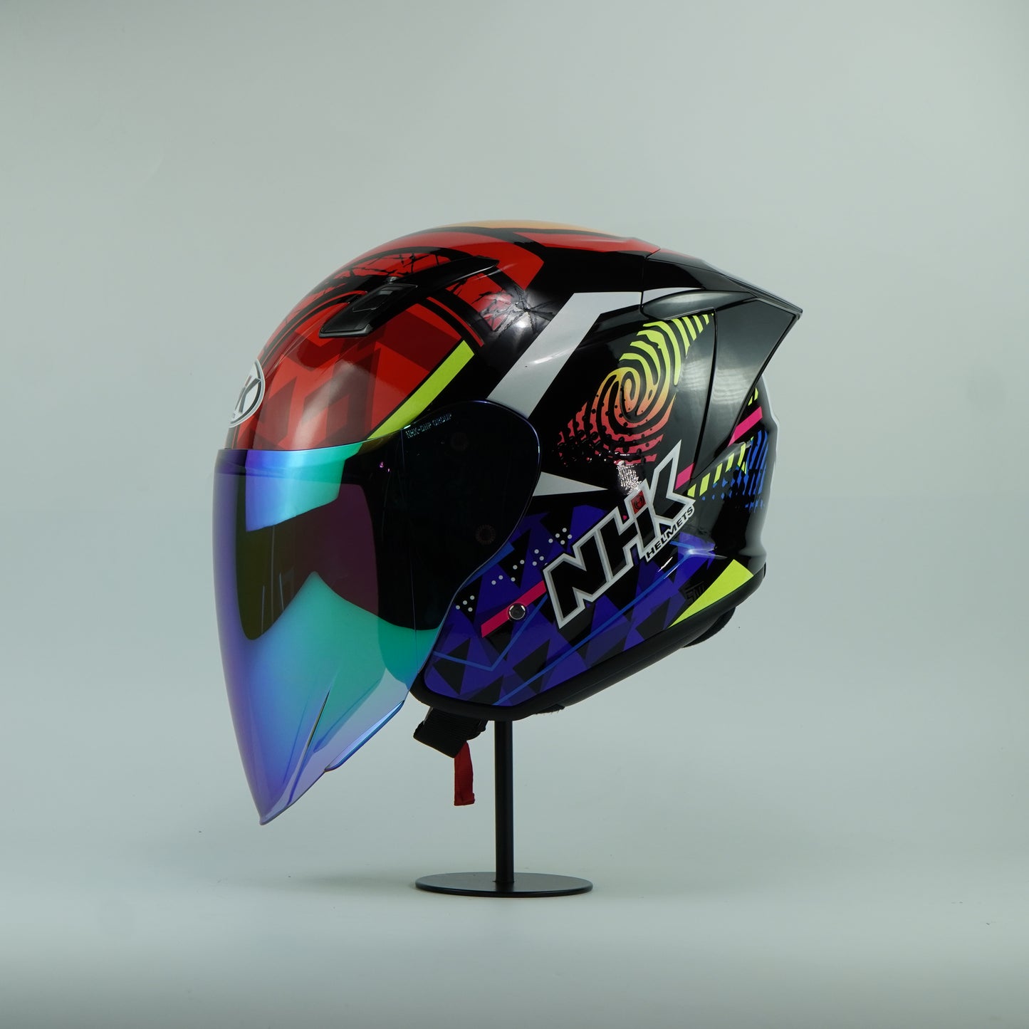 NHK Helmet S1GP S Mark Garcia (Black Glossy)